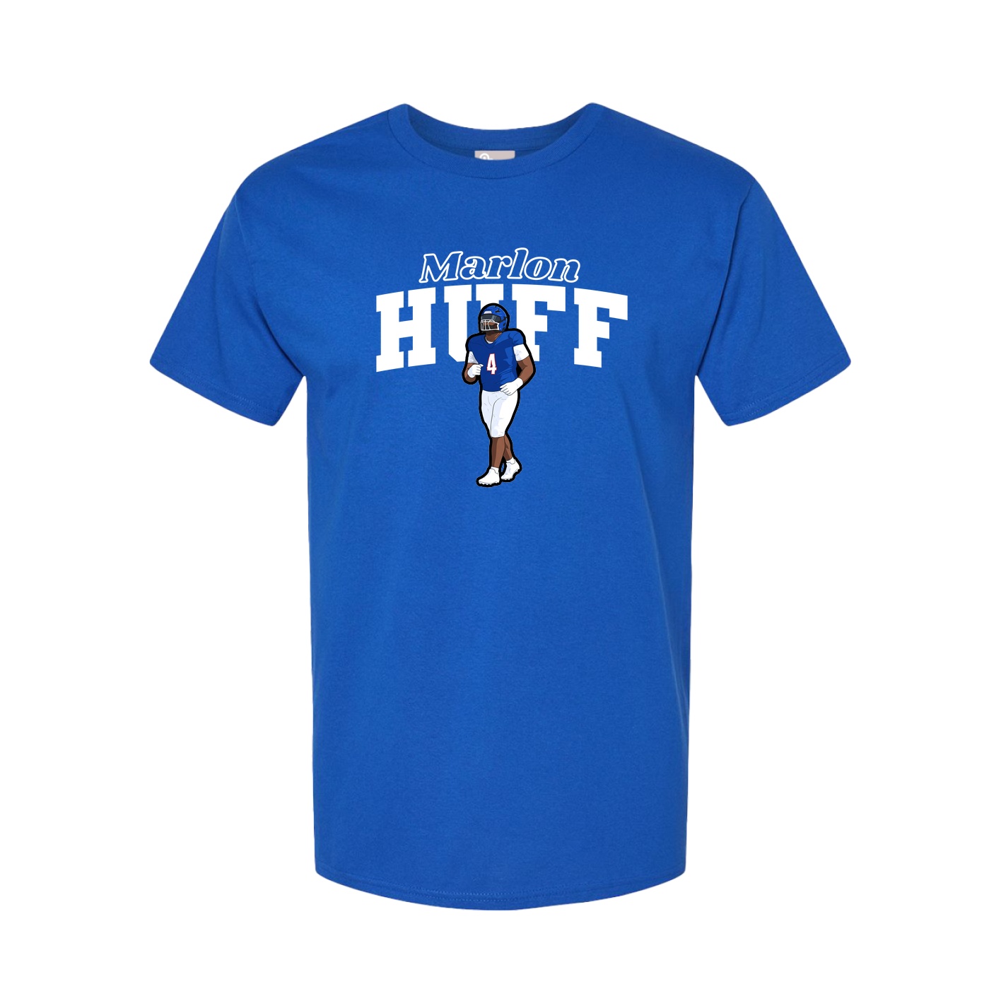 Youth Tee — Name Arch in Royal