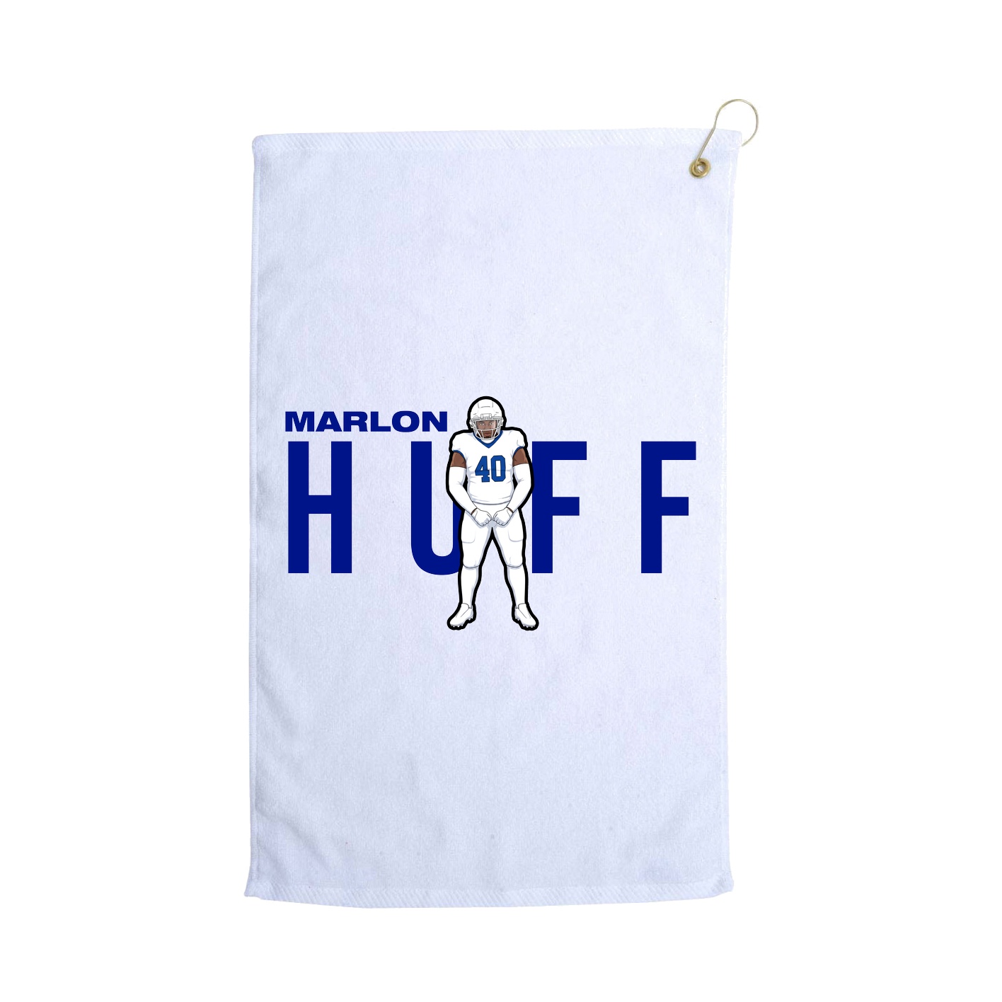 Golf Towel — Player Name in White