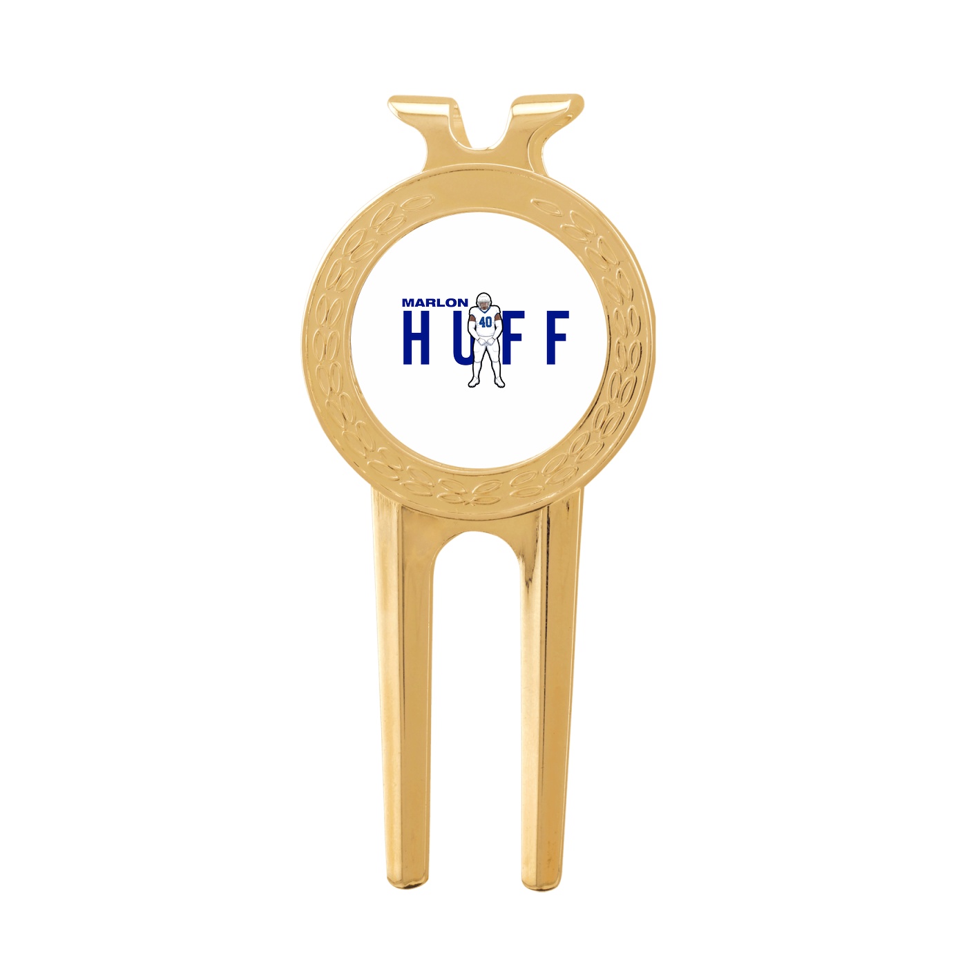 Divot Tool with Ball Marker — Player Name in Classic