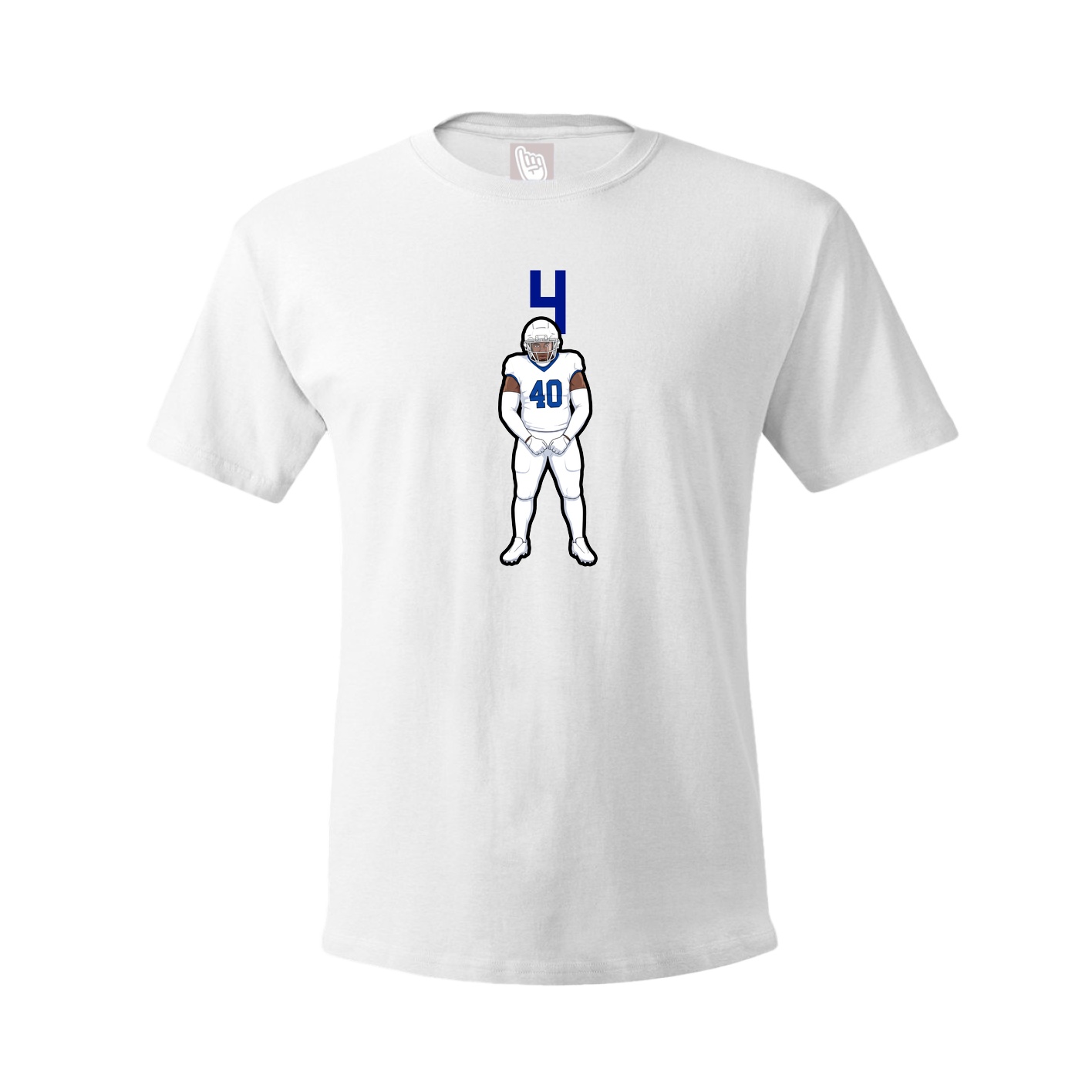 Tee — Number Top in White
