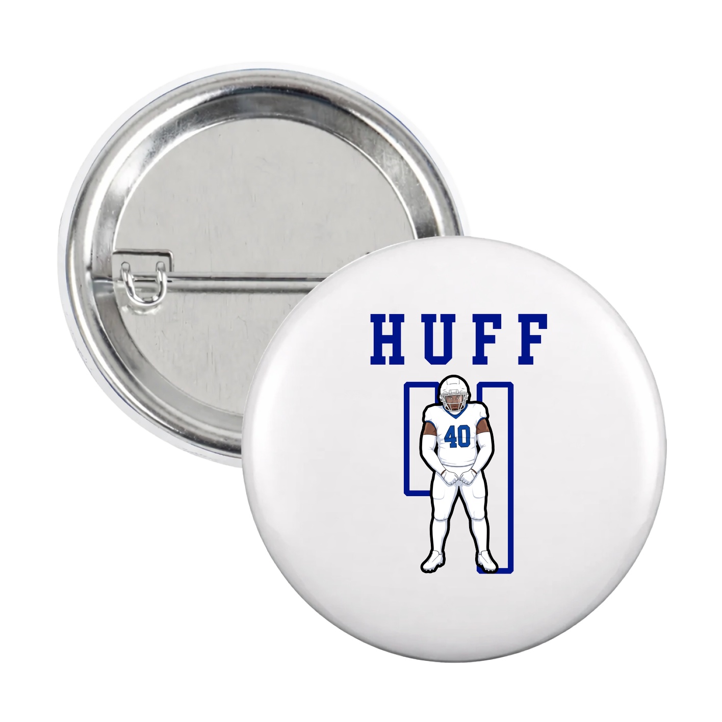 Game Day Button — Shirsey in White