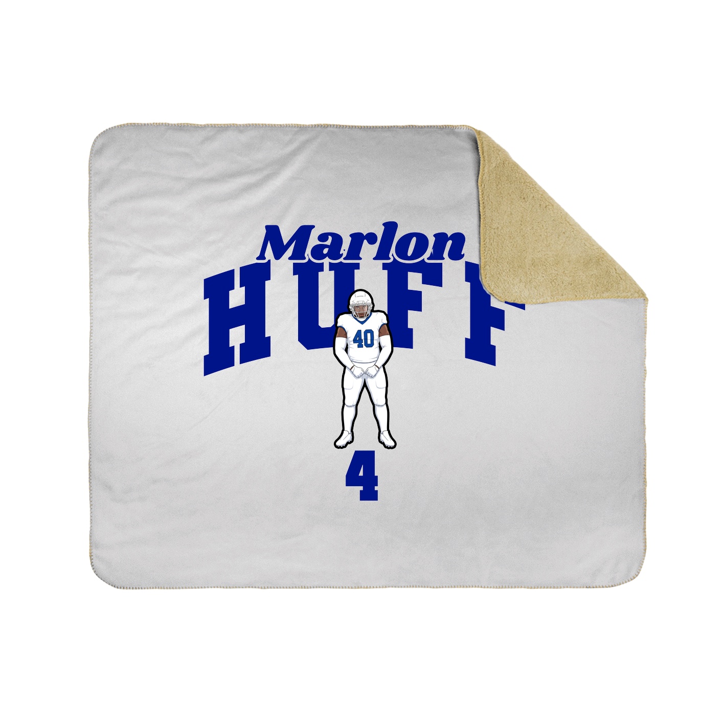 Throw Blanket — Signature Arch in White