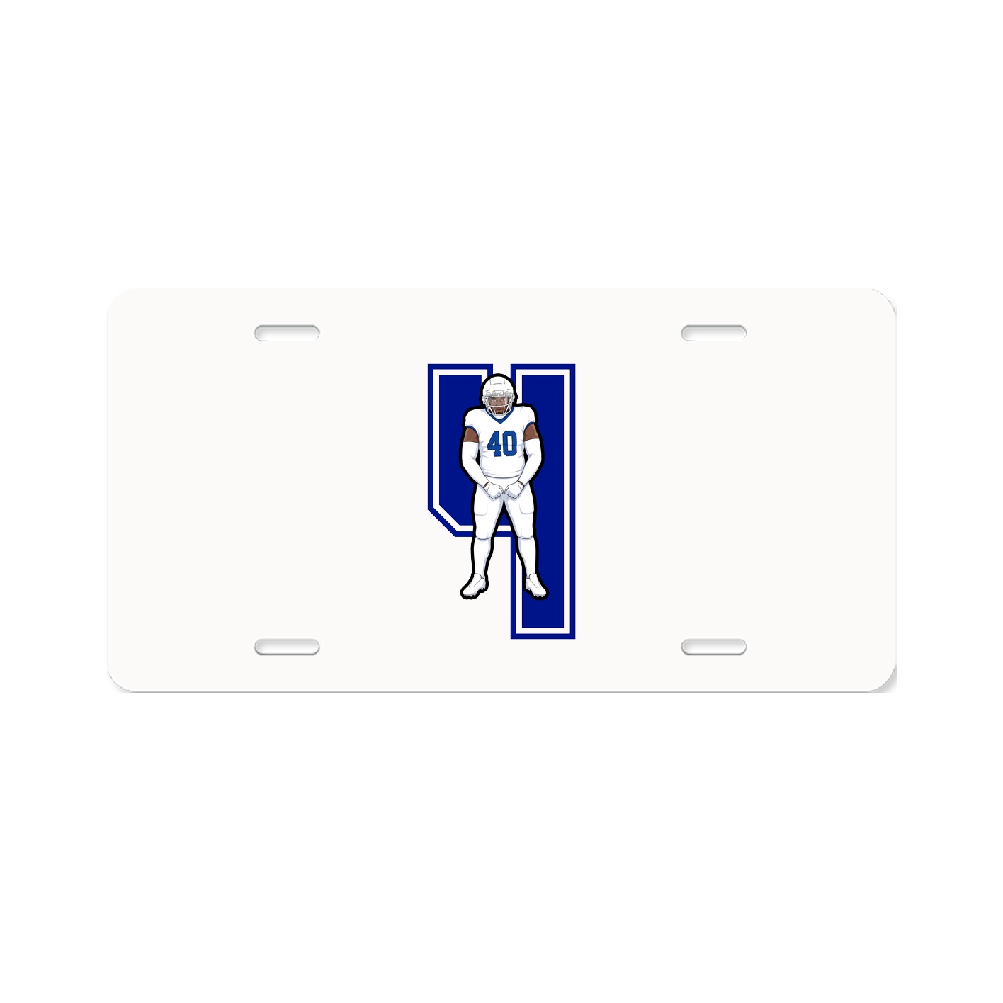 License Plate — Number in Classic