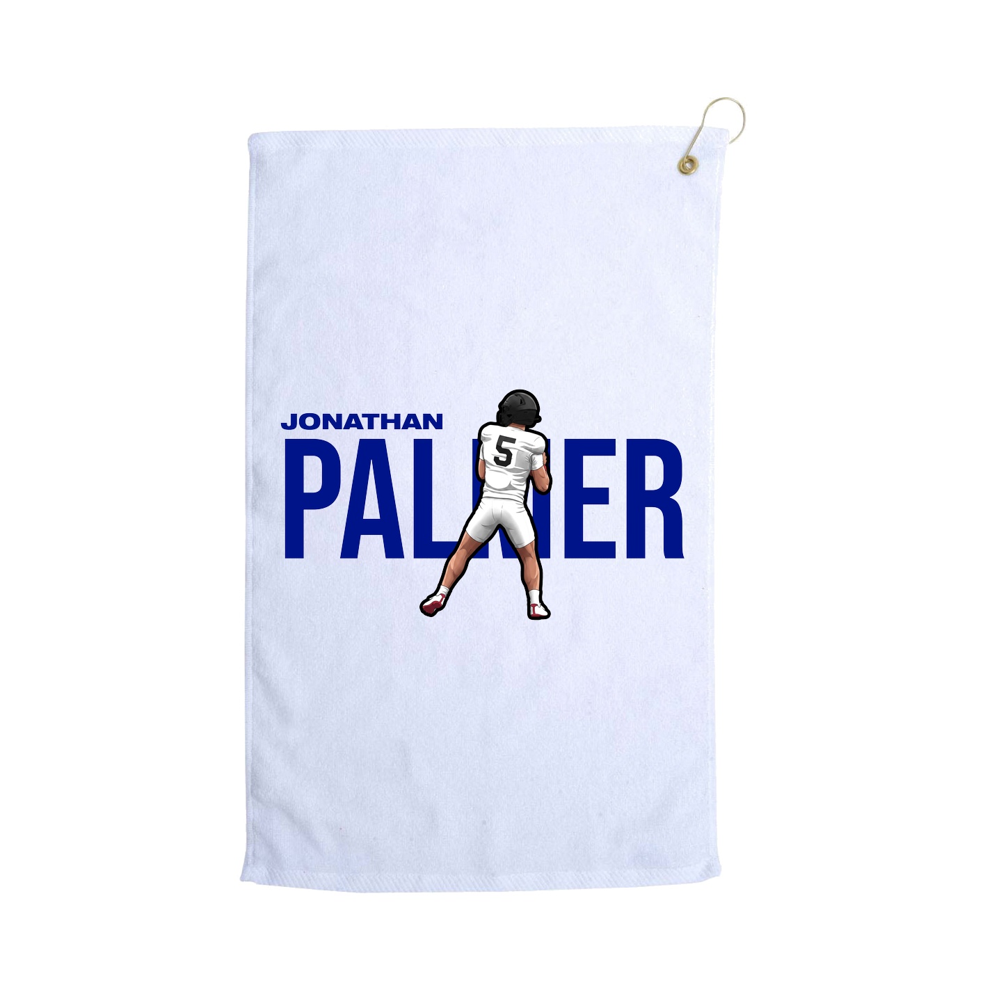 Golf Towel — Player Name in White