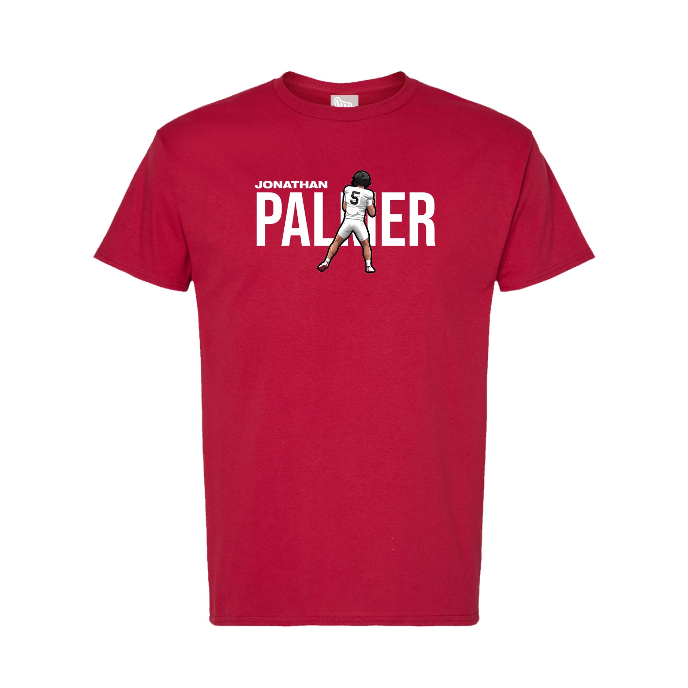 Tee — Player Name in Crimson