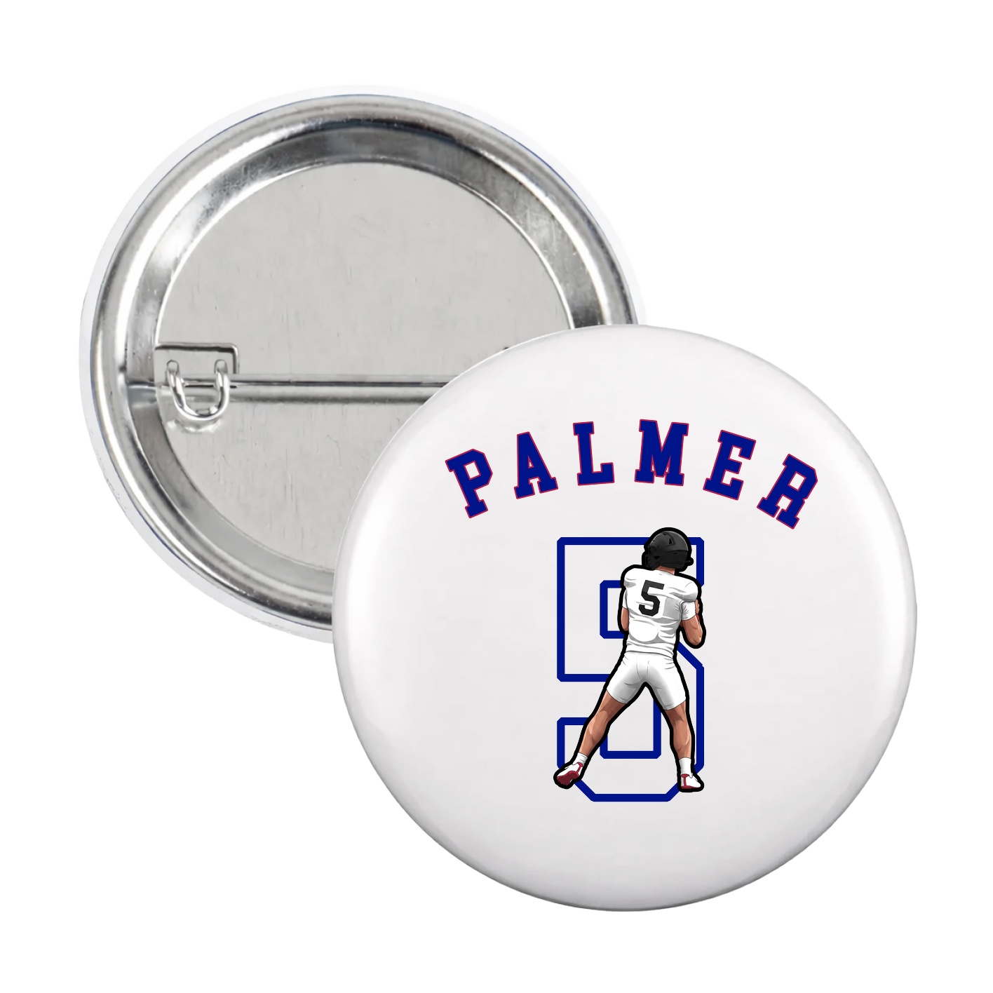 Game Day Button — Shirsey Arch in White