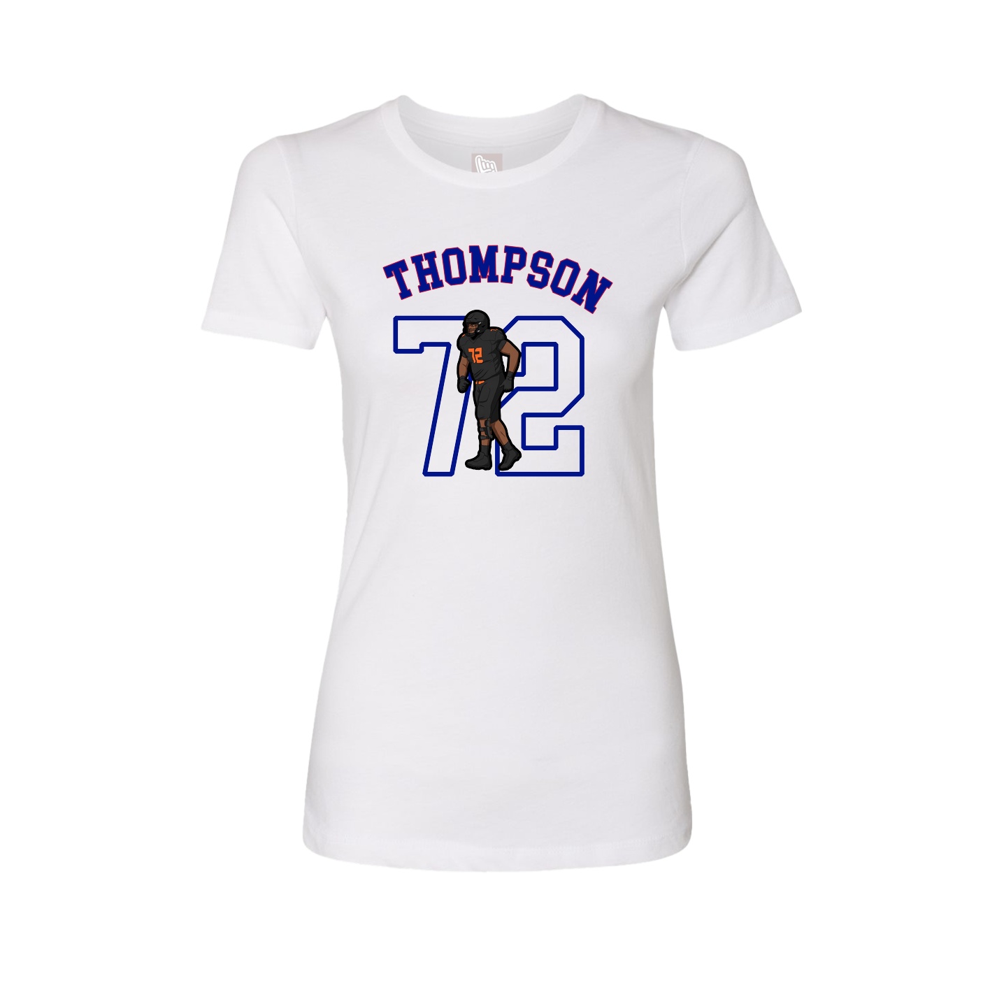 Fitted Women's Tee — Shirsey Arch in White