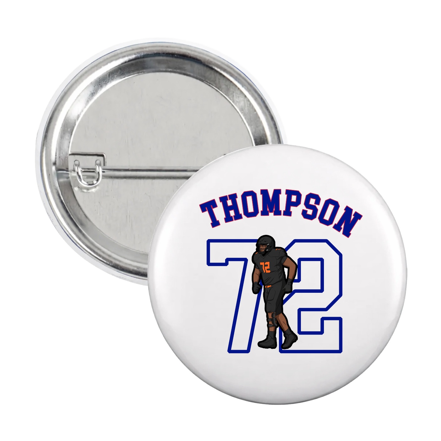 Game Day Button — Shirsey Arch in White