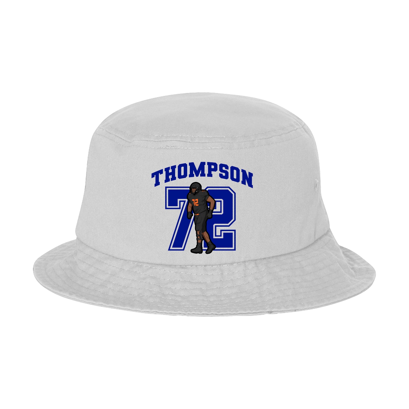 Bucket Cap — Number in White