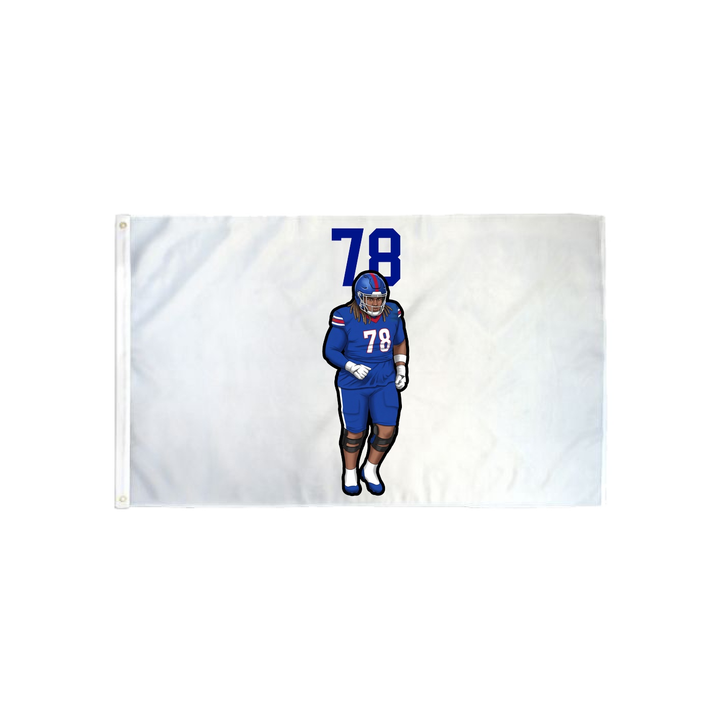 3x5 Flag — Number Top in Classic
