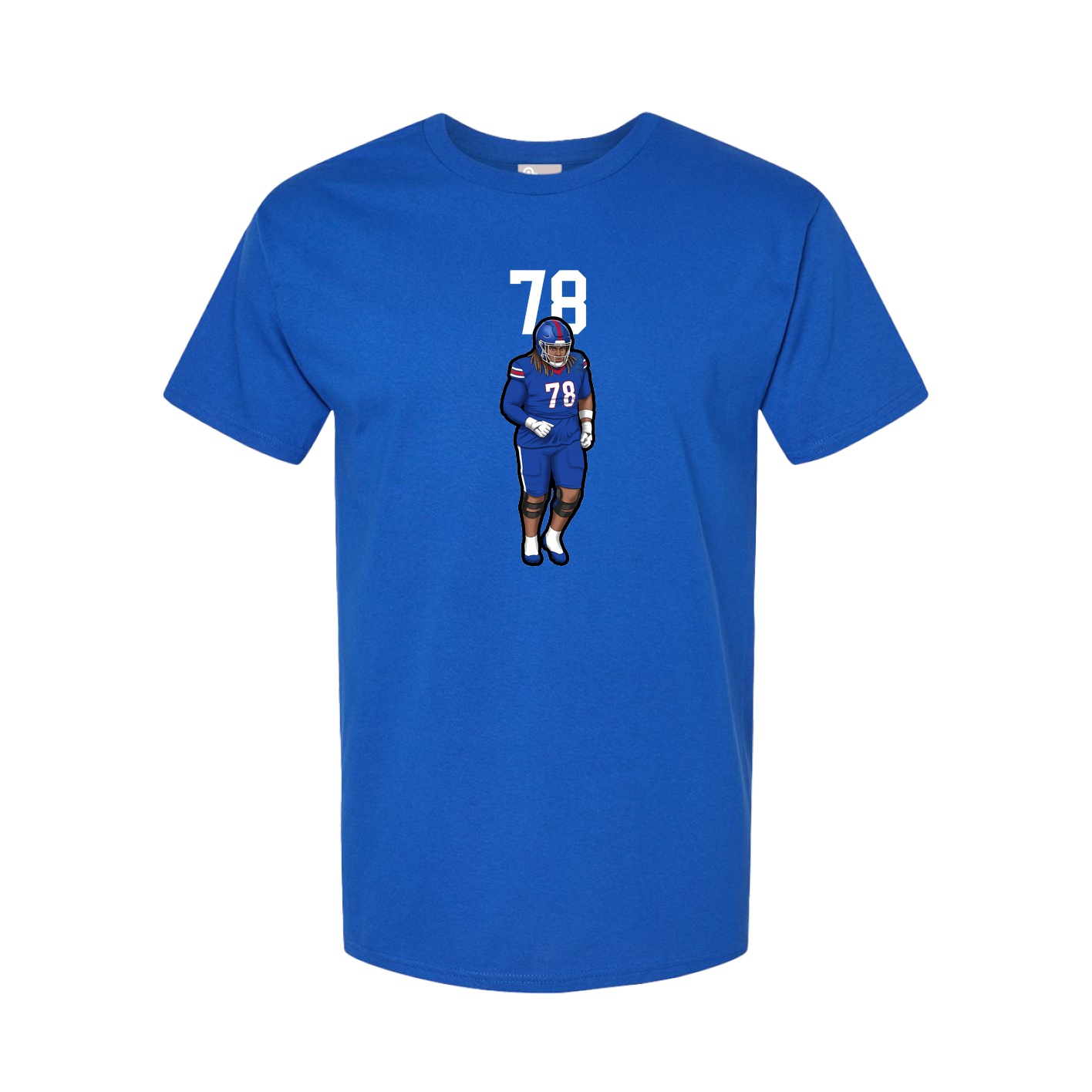 Youth Tee — Number Top in Royal