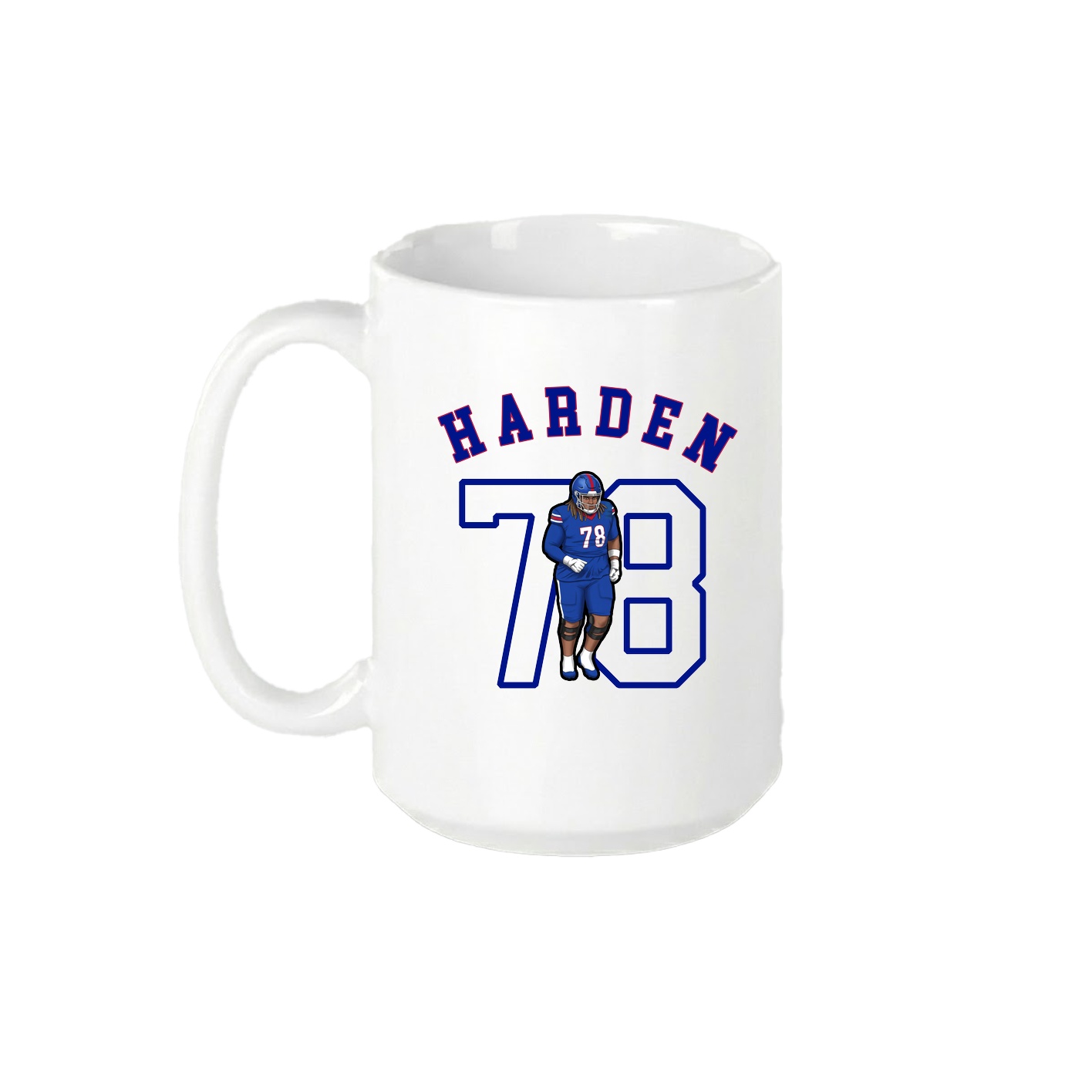 15oz Coffee Mug — Shirsey Arch in White