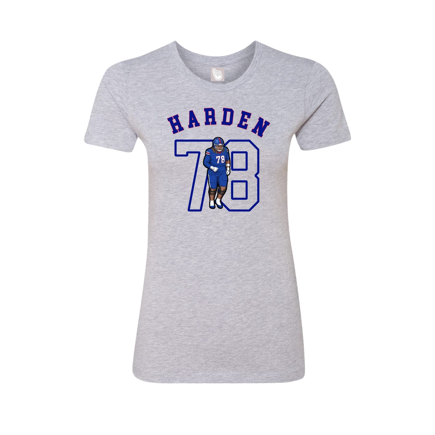 Fitted Women's Tee — Shirsey Arch in Grey