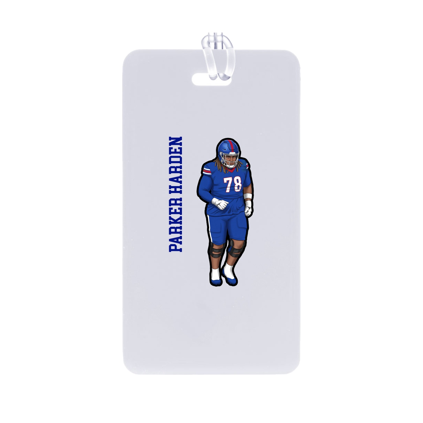 Bag Tag — Name Vertical in Classic