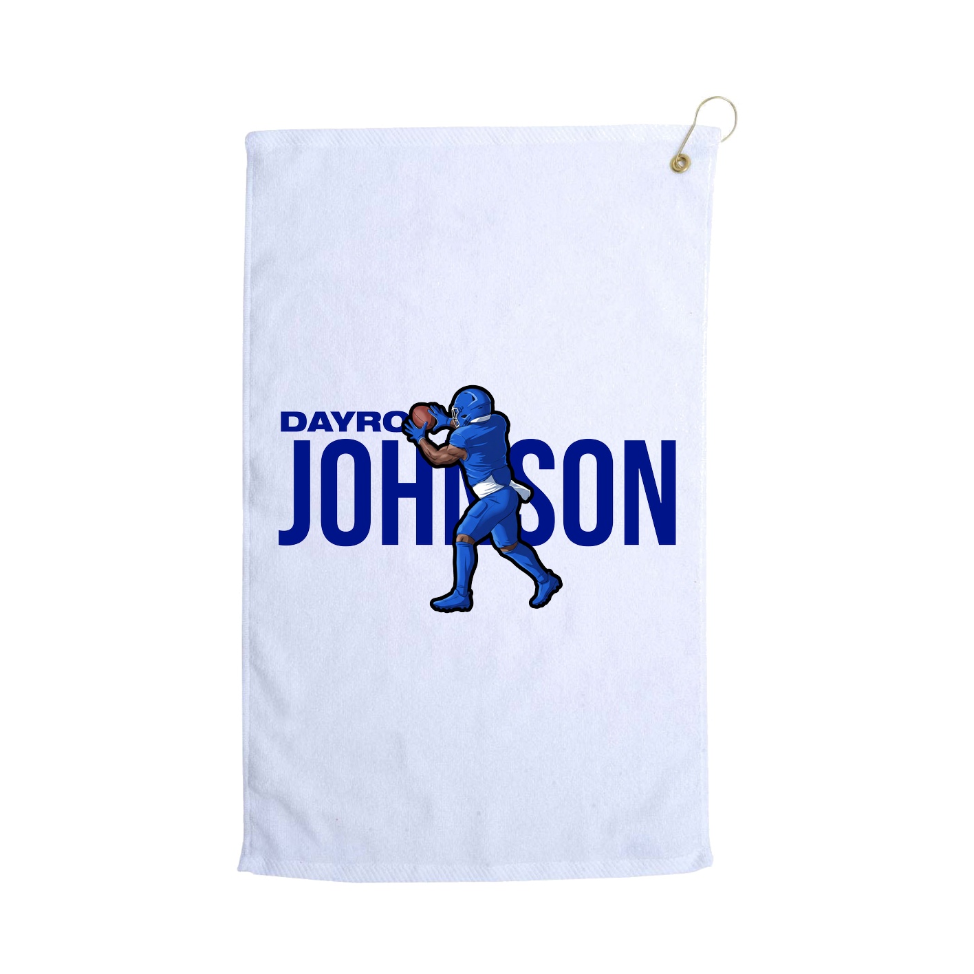 Golf Towel — Player Name in White