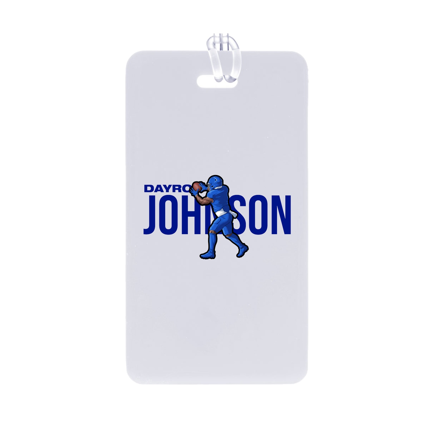 Bag Tag — Player Name in Classic