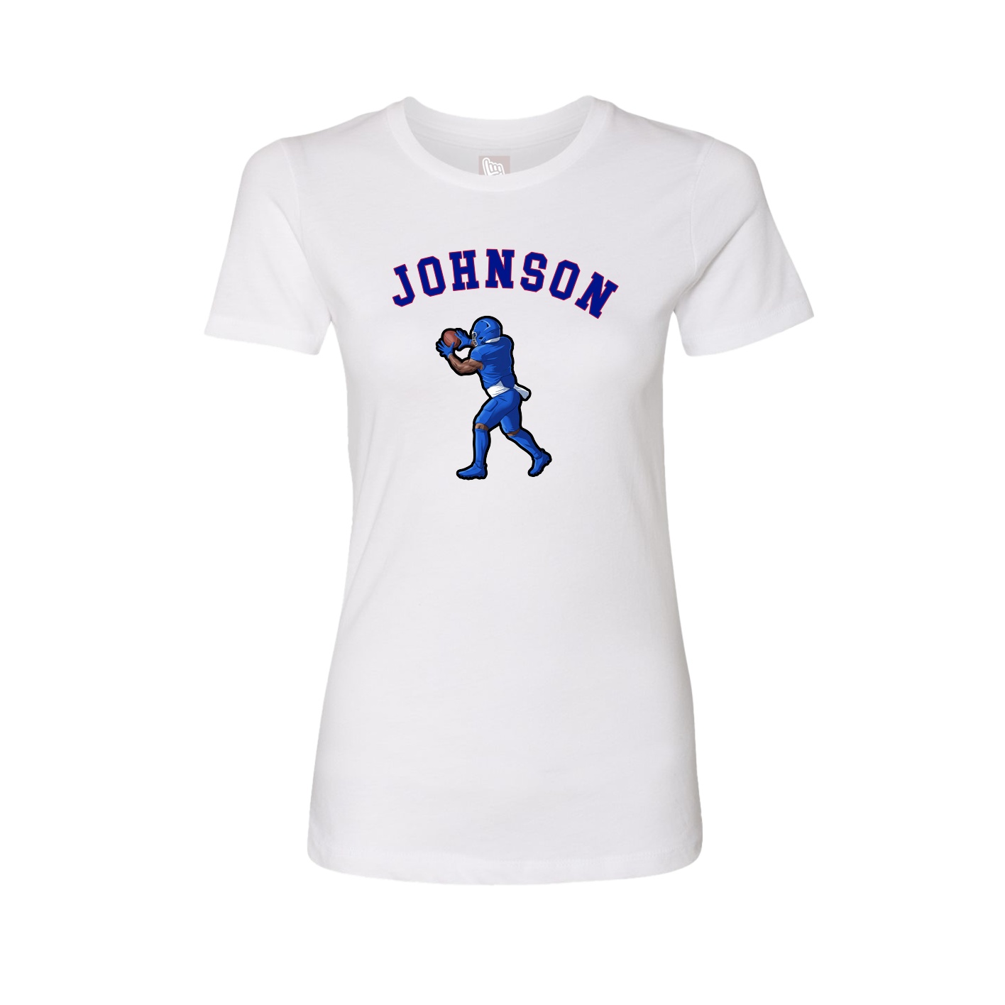Fitted Women's Tee — Shirsey Arch in White