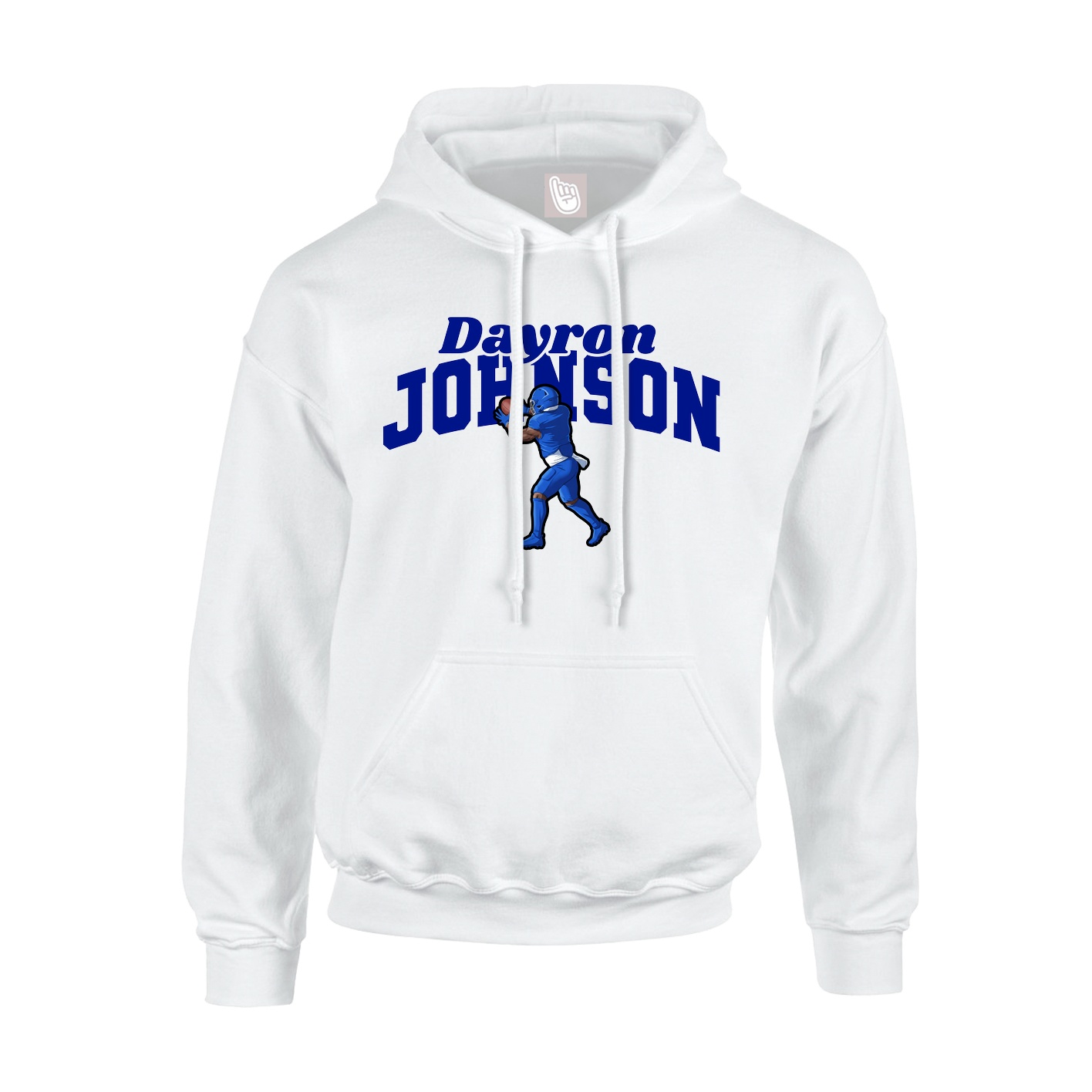 Hoodie — Signature Arch in White