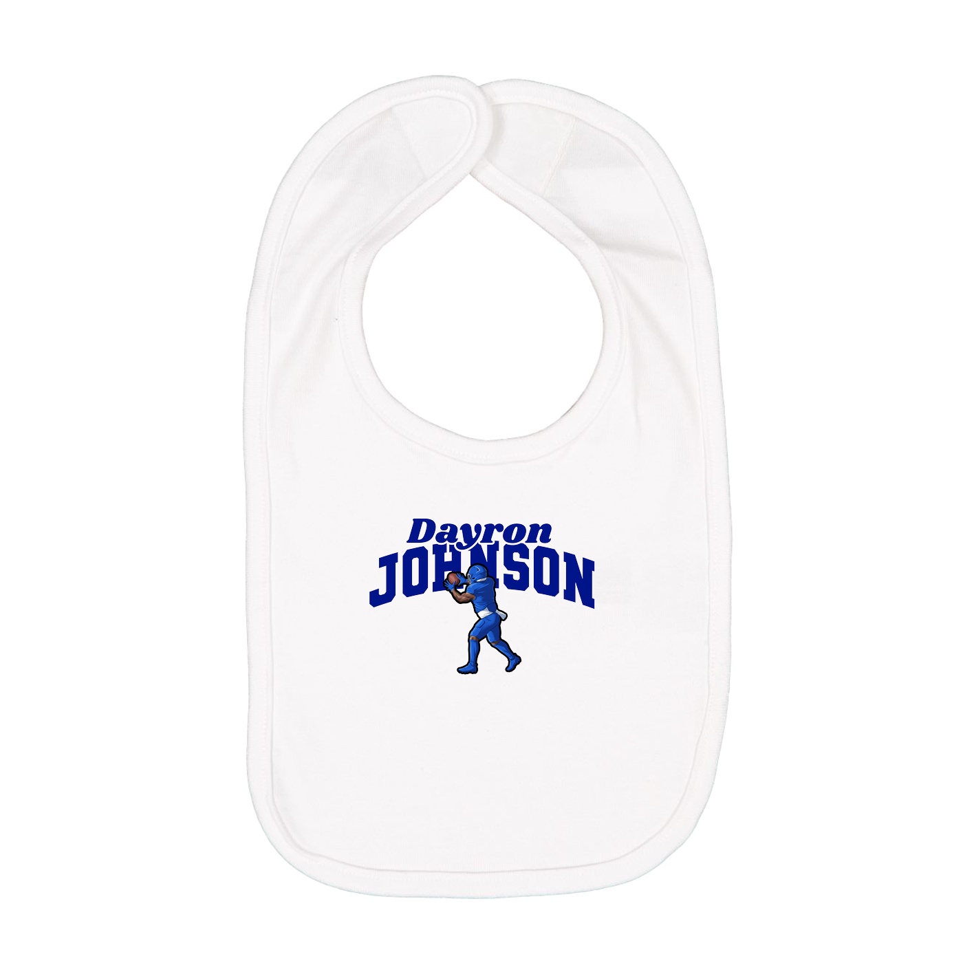 Infant Bib — Signature Arch in White