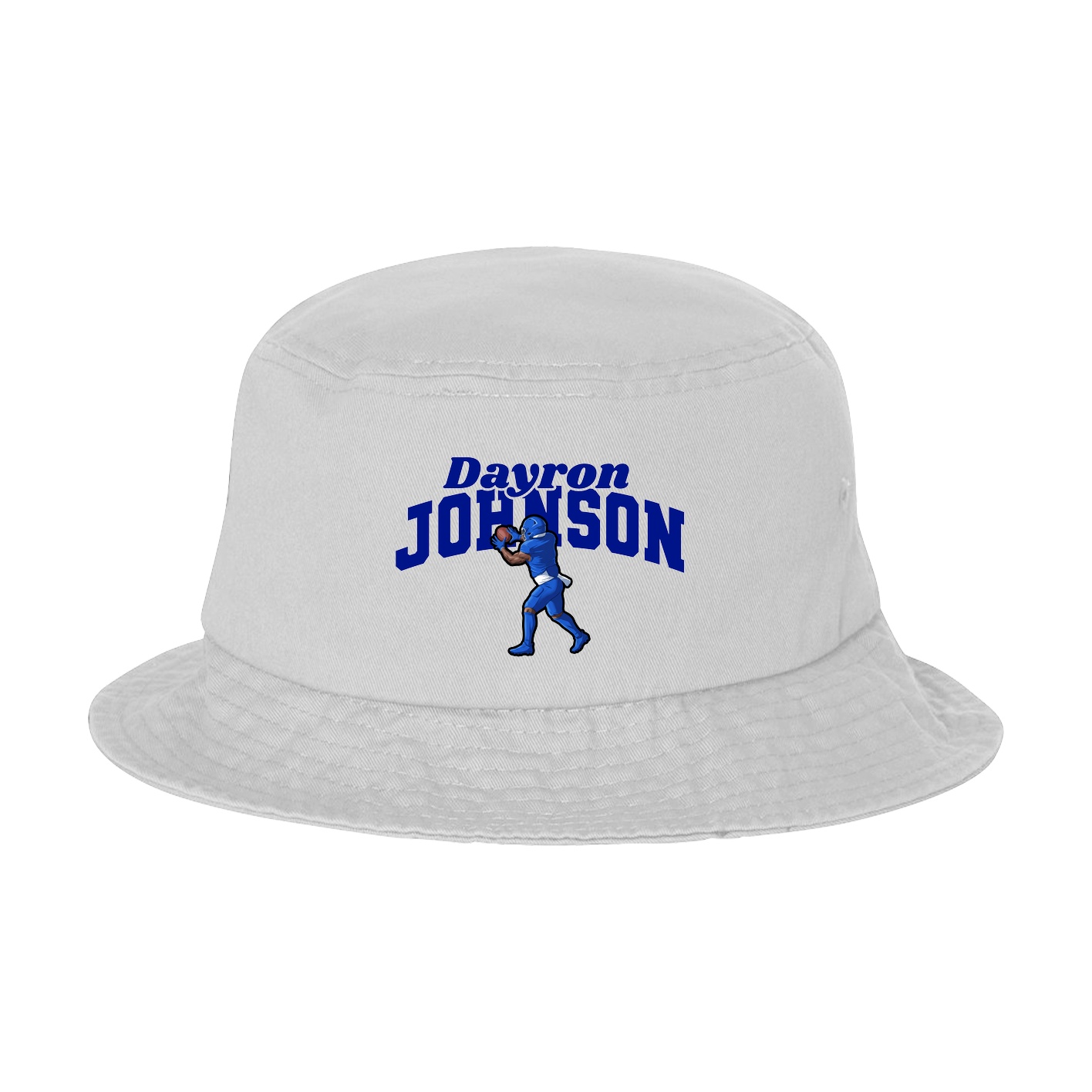 Bucket Cap — Signature Arch in White