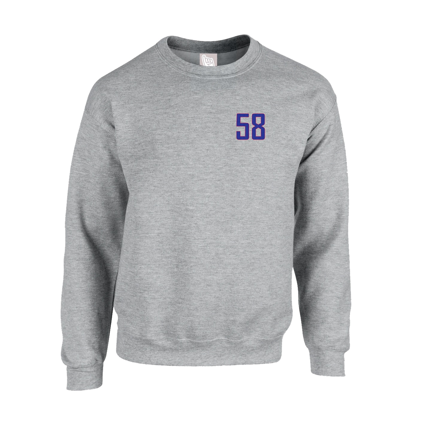 Fleece Crew — Front Shirsy in Grey