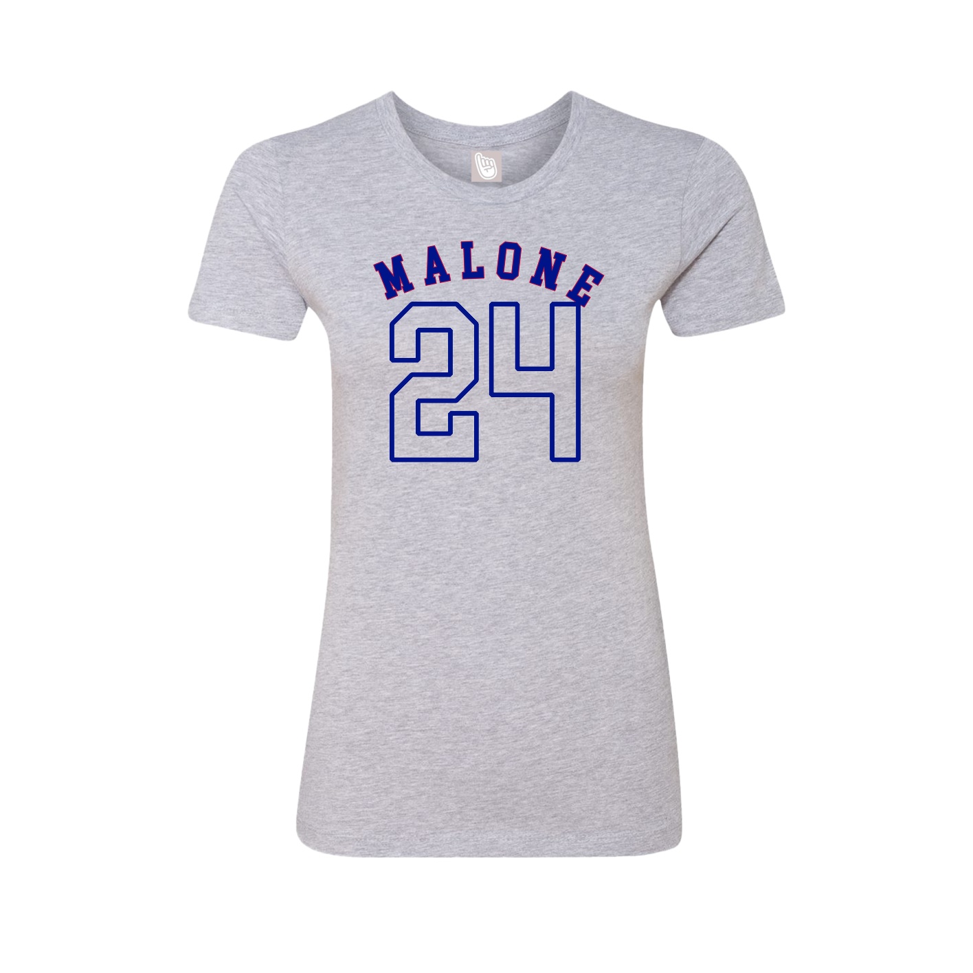 Fitted Women's Tee — Shirsey Arch in Grey