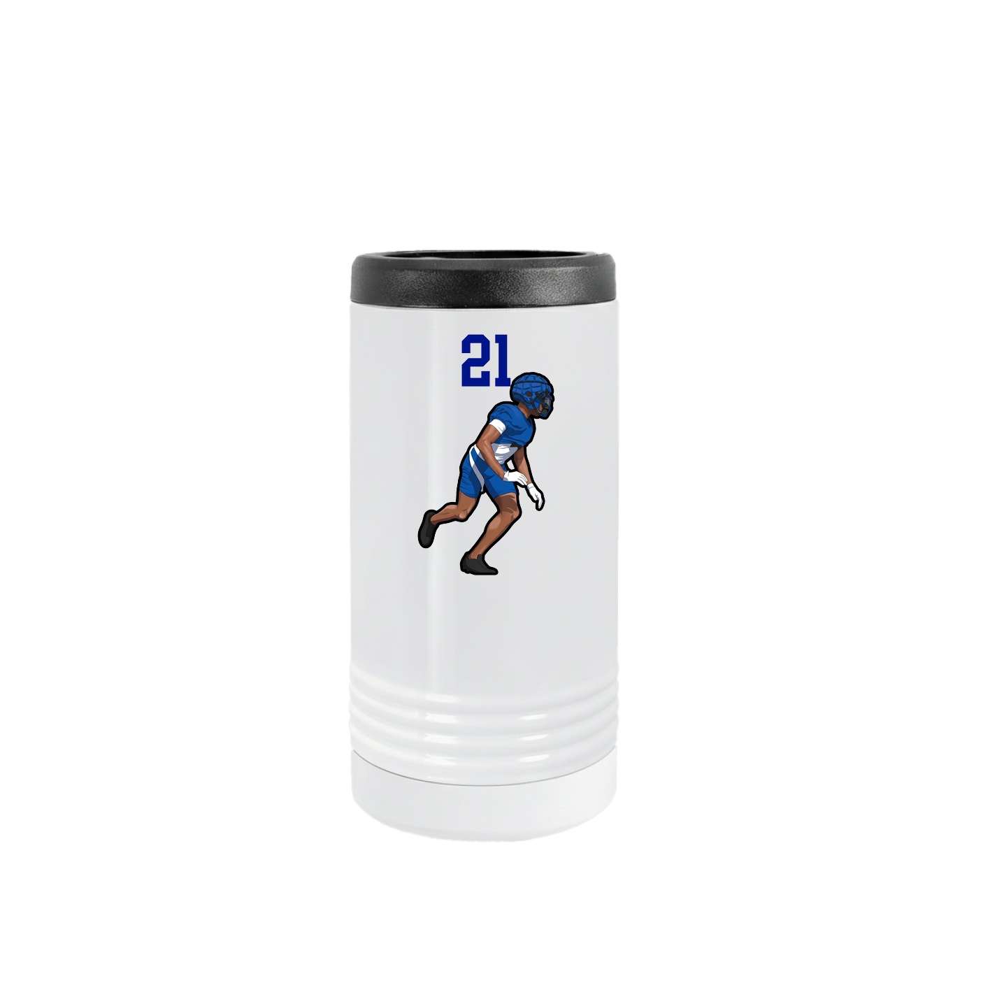 Slim Beverage Holder — Number Top in White