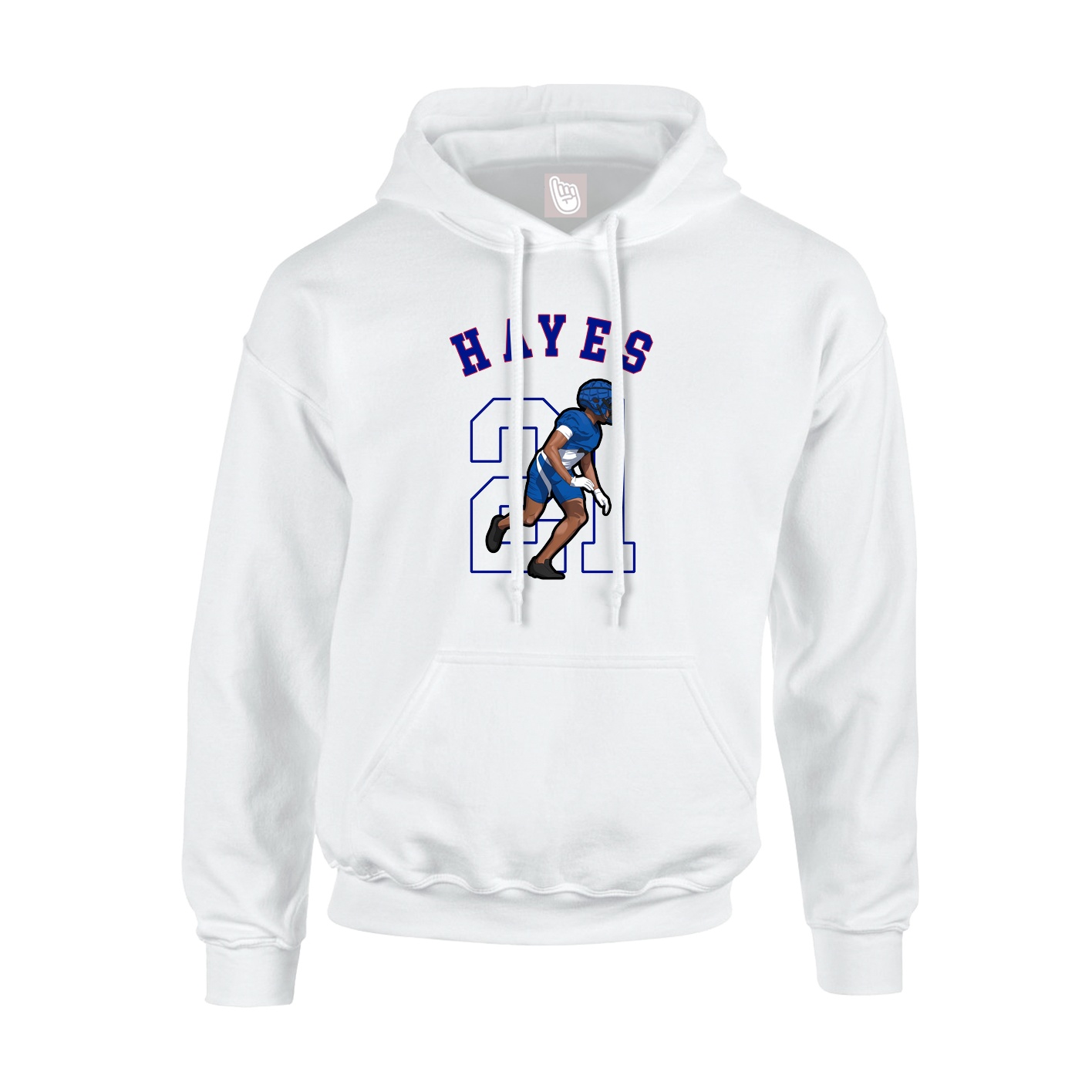 Hoodie — Shirsey Arch in White