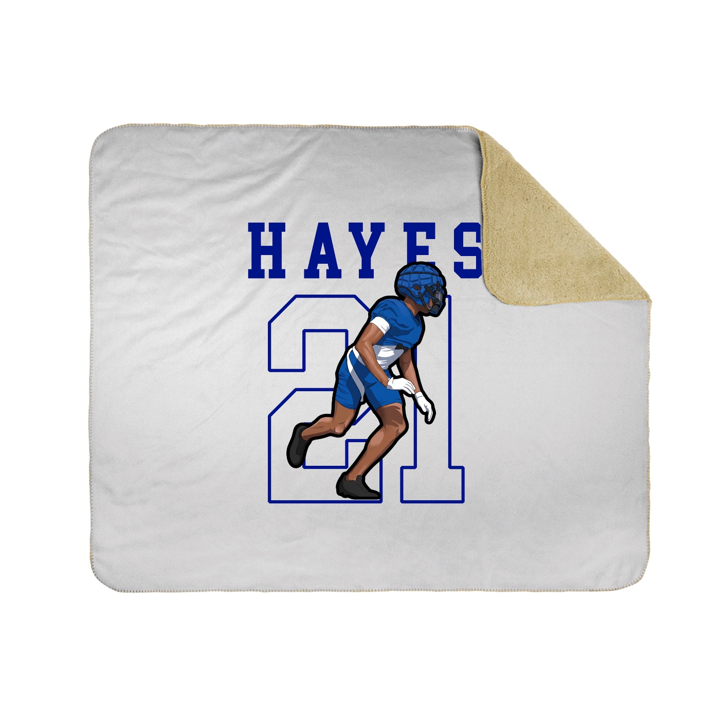 50x60 Sherpa Lined Throw Blanket