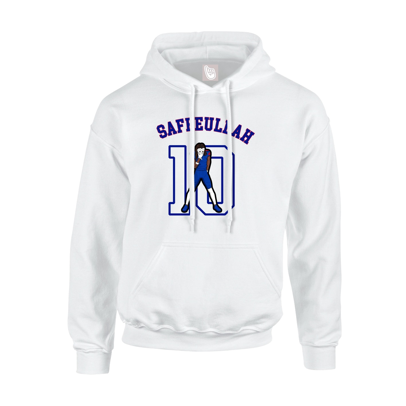 Youth Hoodie — Shirsey Arch in White