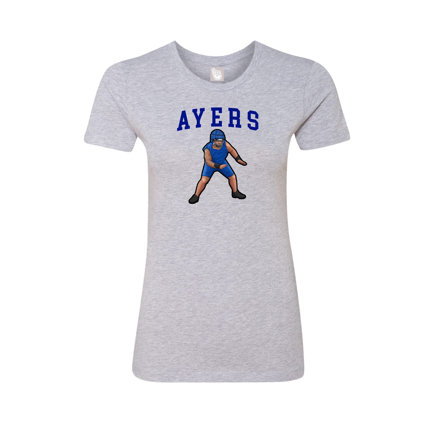 Fitted Women's Tee — Shirsey in Grey