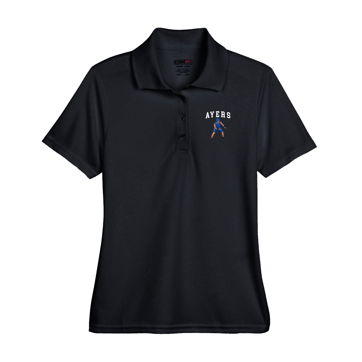 Performance Polo — Shirsey in Black