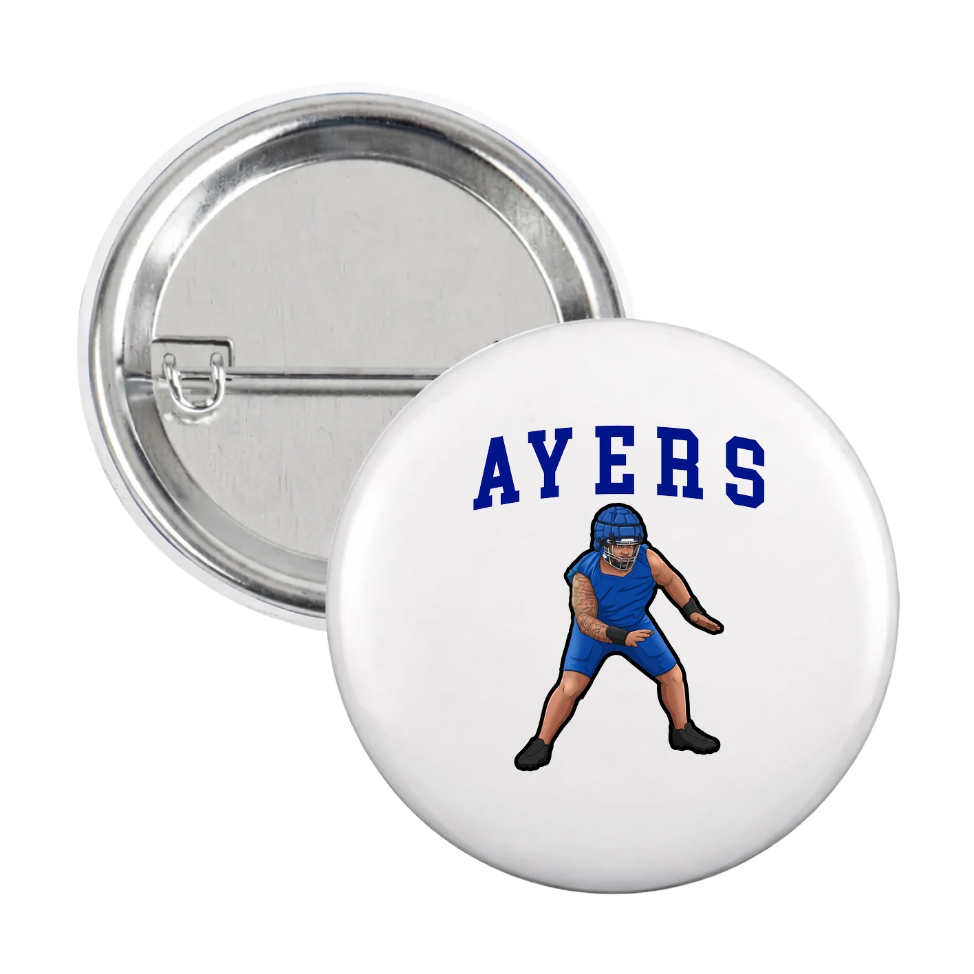 Game Day Button — Shirsey in White