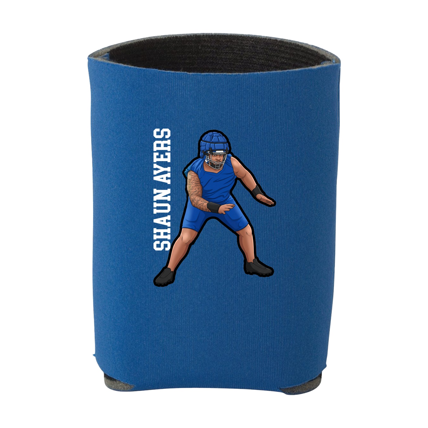 Can Holder — Name Vertical in Royal