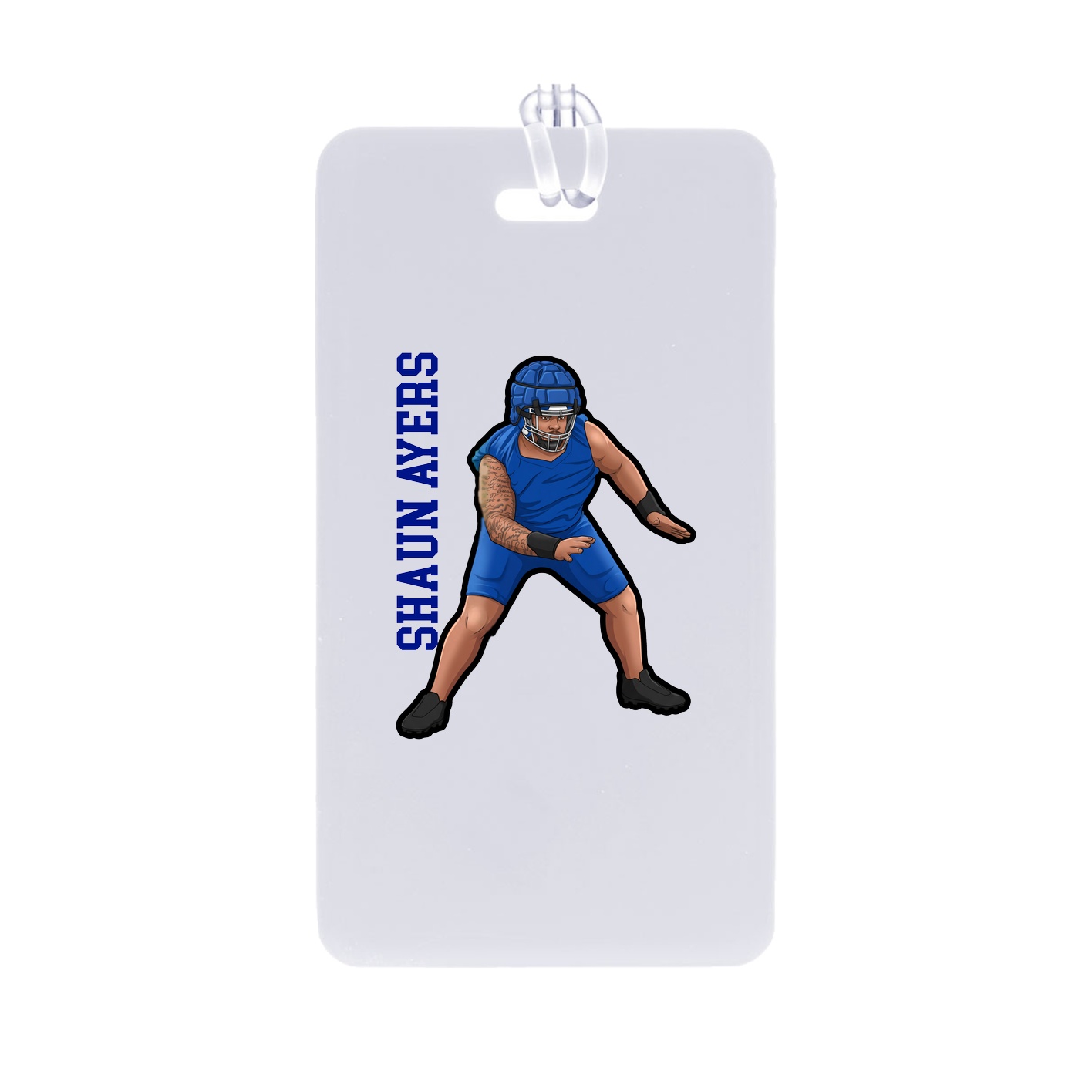 Bag Tag — Name Vertical in Classic