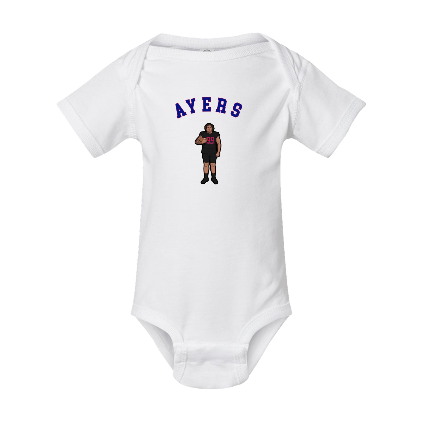 Baby Onesie — Shirsey Arch in White