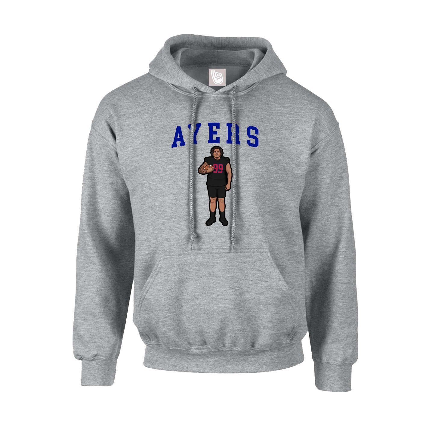 Hoodie — Shirsey in Grey
