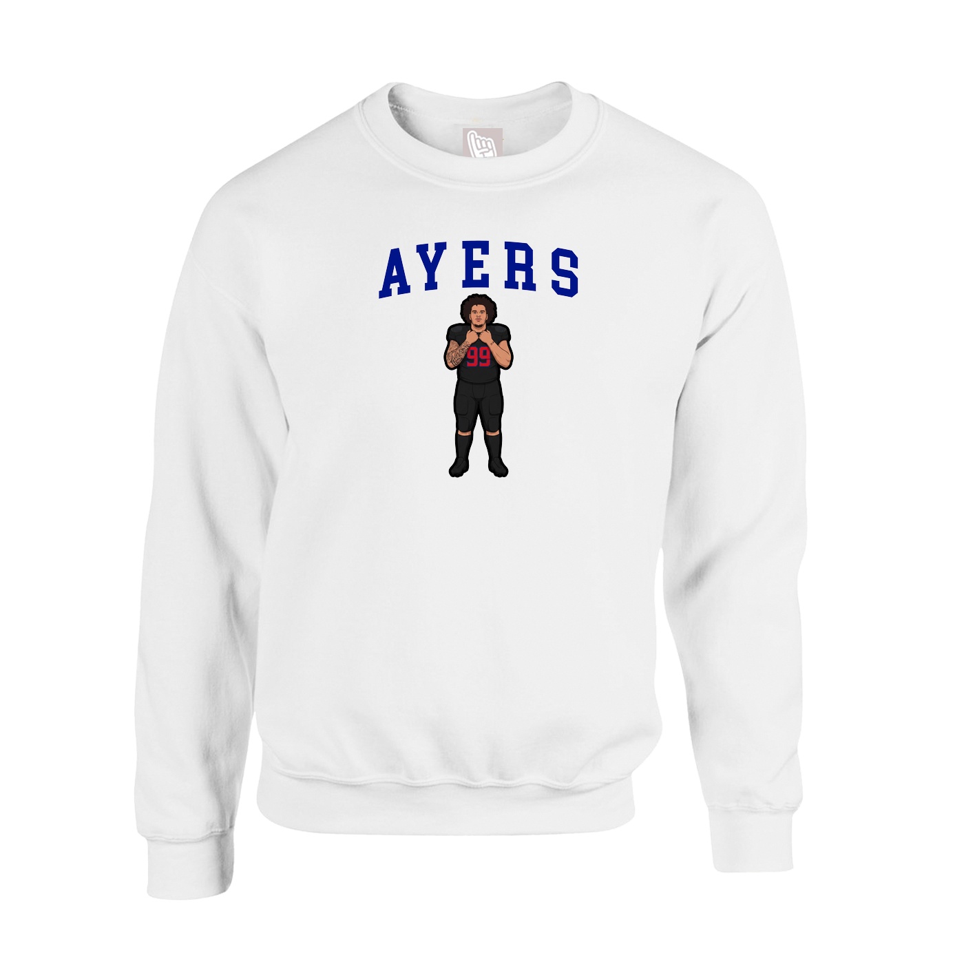 Fleece Crew — Shirsey in White