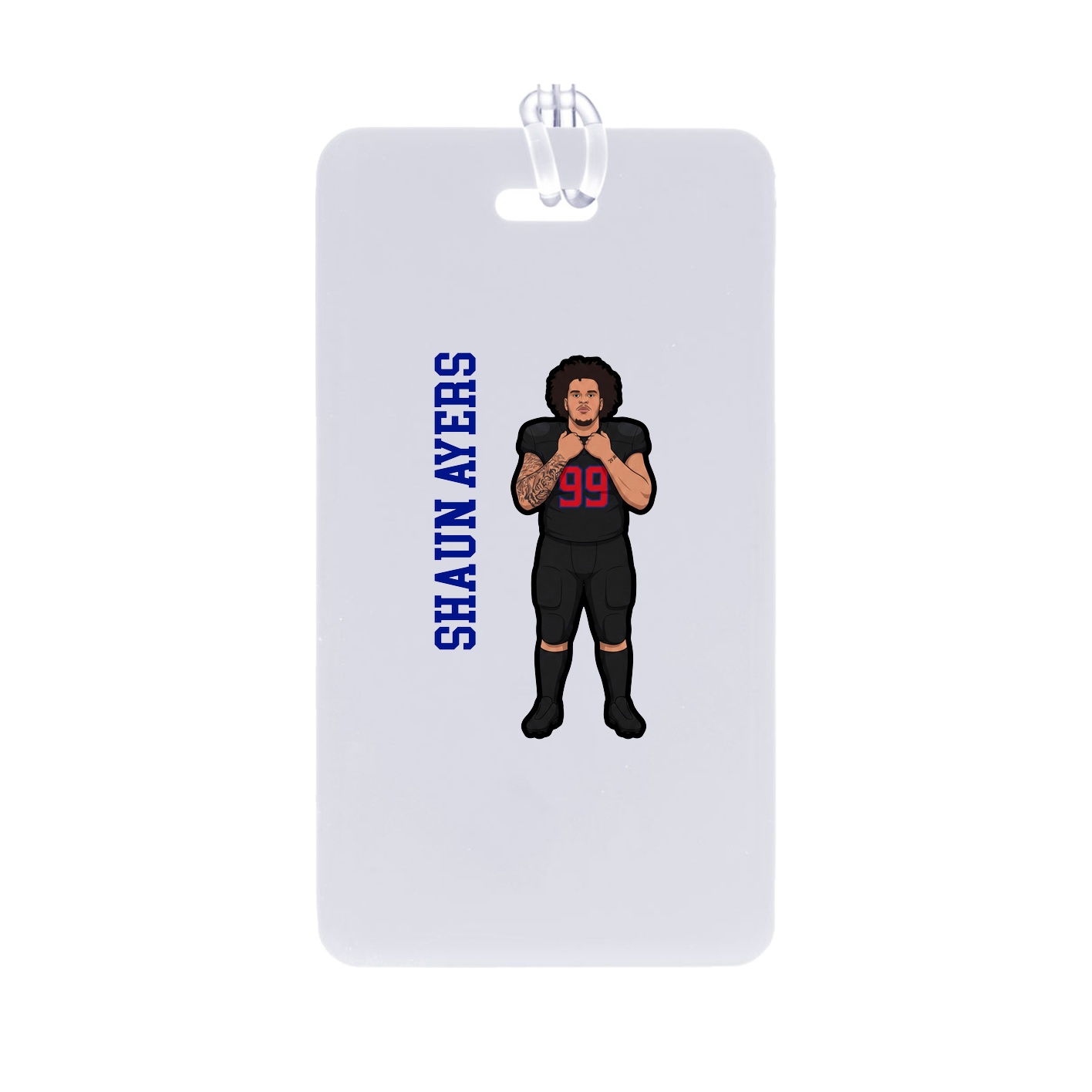 Bag Tag — Name Vertical in Classic