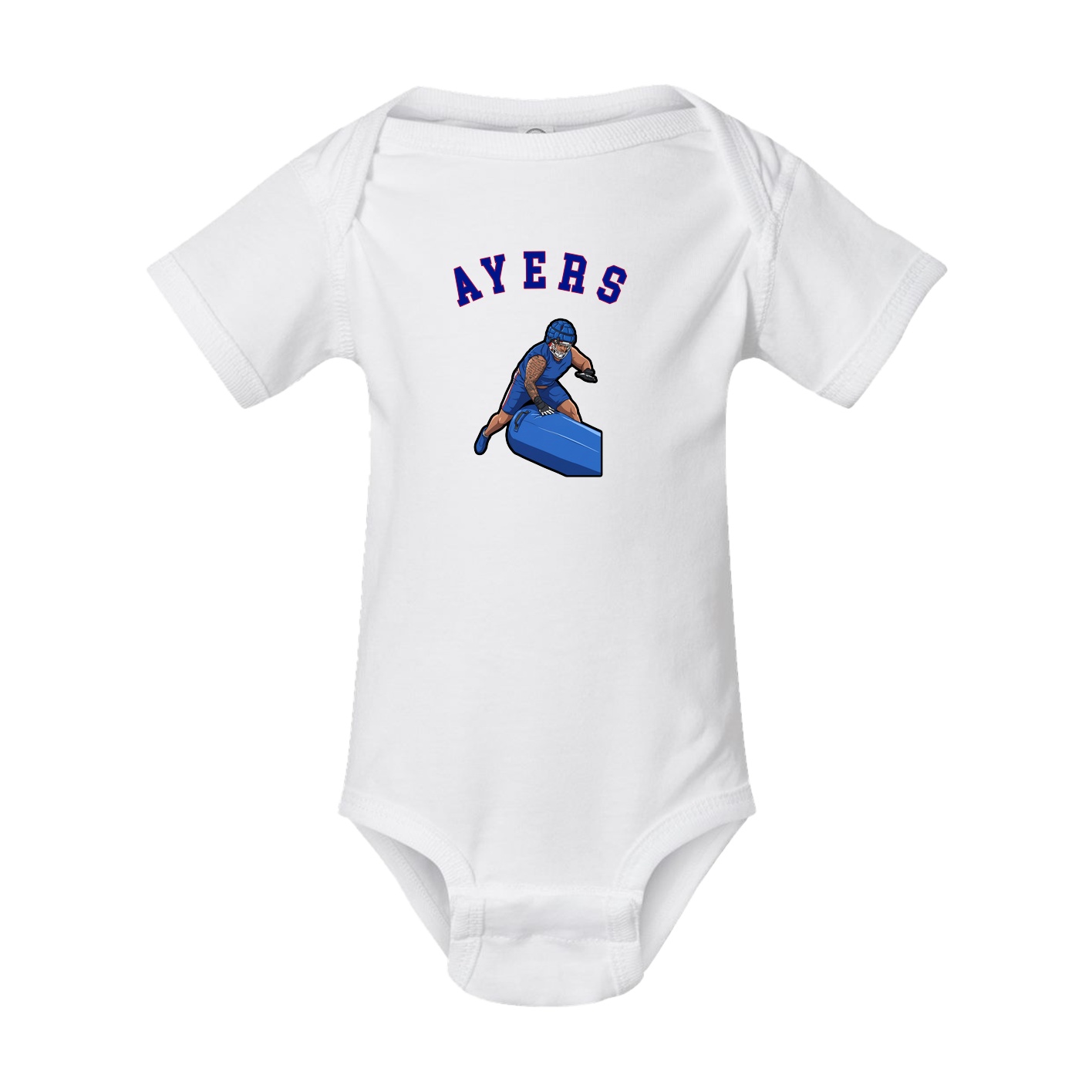 Baby Onesie — Shirsey Arch in White