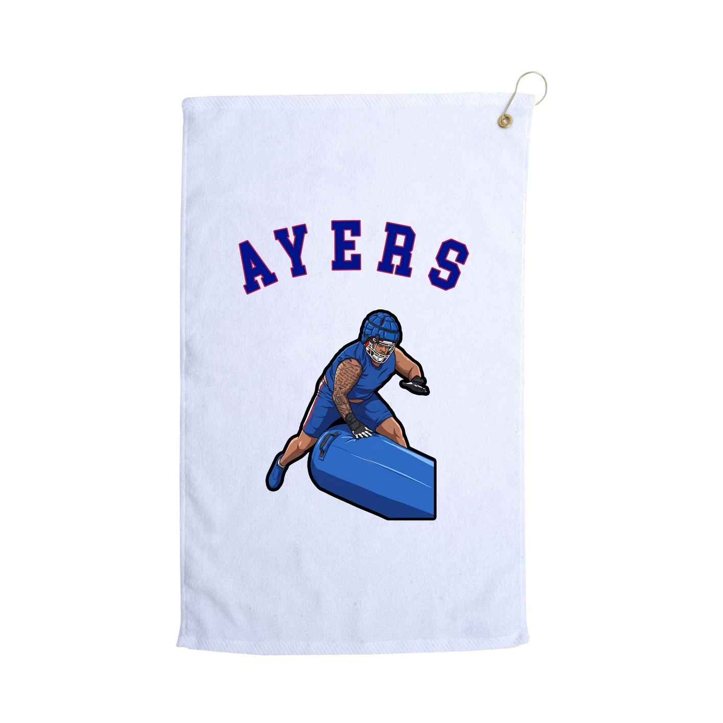 Golf Towel — Shirsey Arch in White