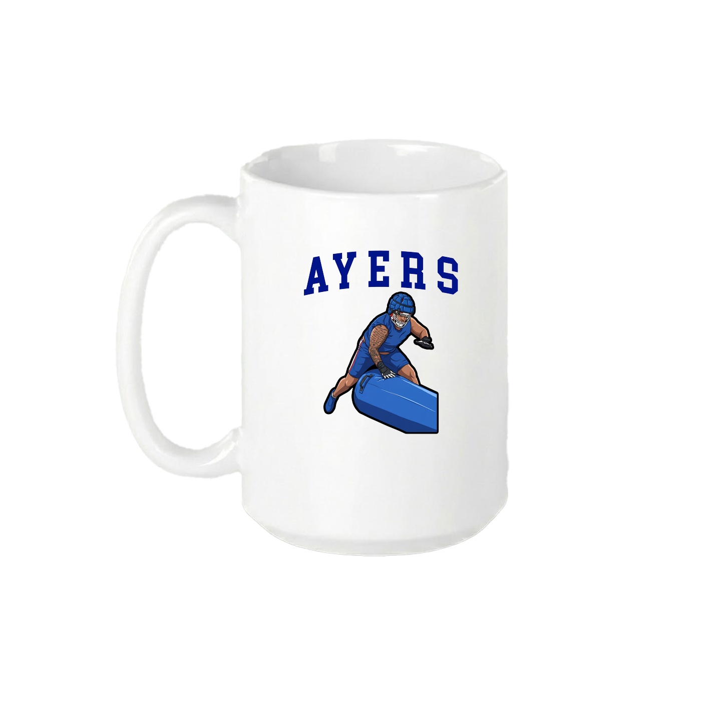 15oz Coffee Mug — Shirsey in White