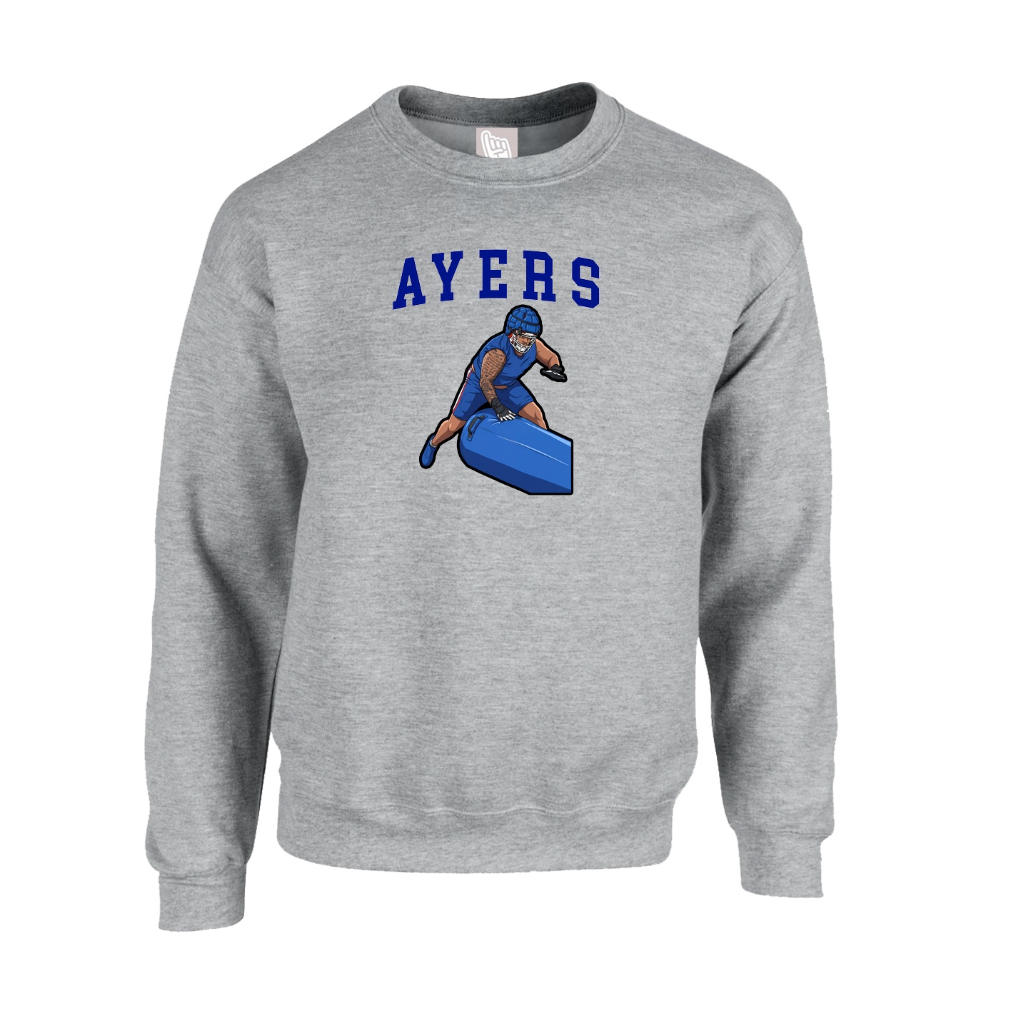 Fleece Crew — Shirsey in Grey