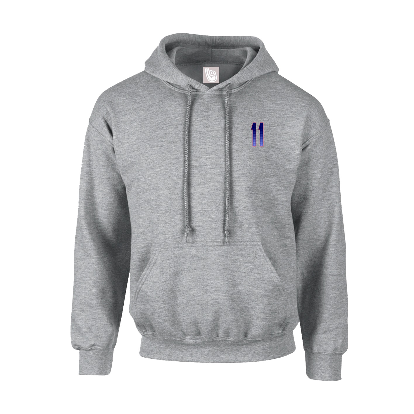 Hoodie — Front Shirsy in Grey