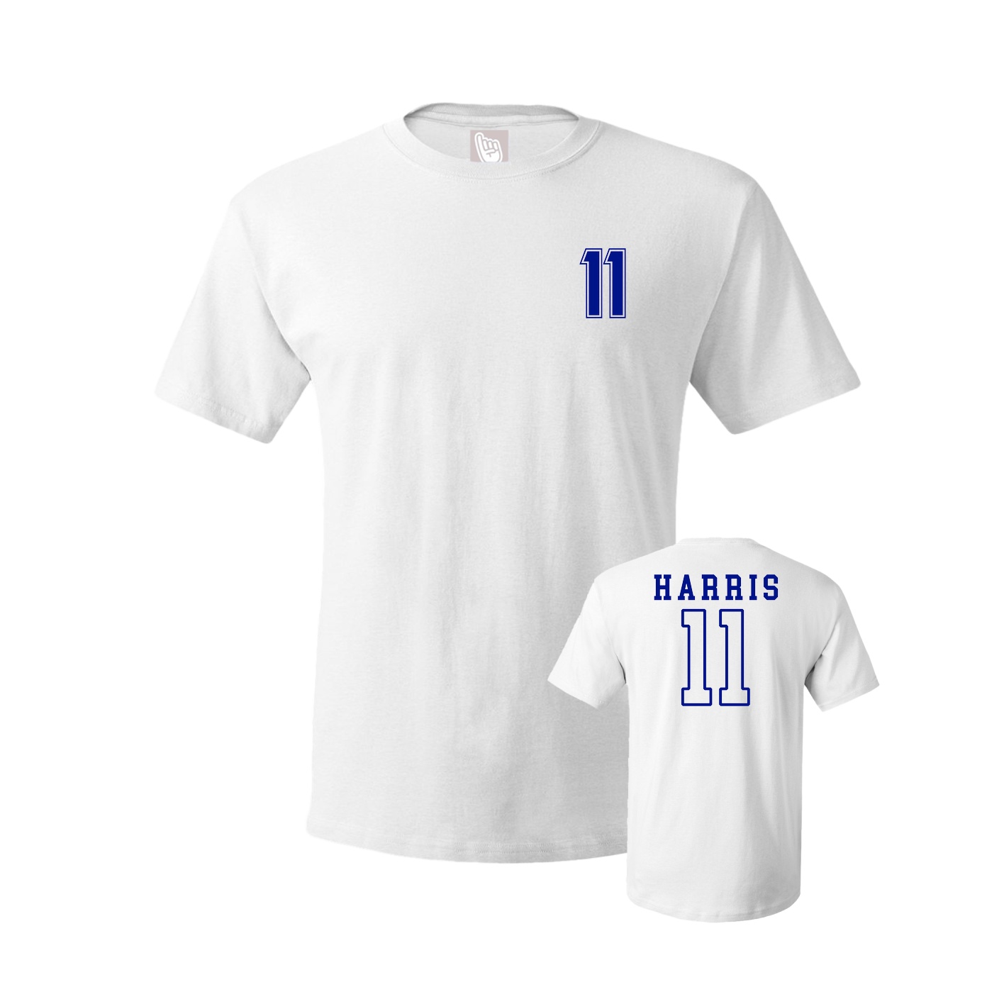 Youth Tee — Chest Back in White