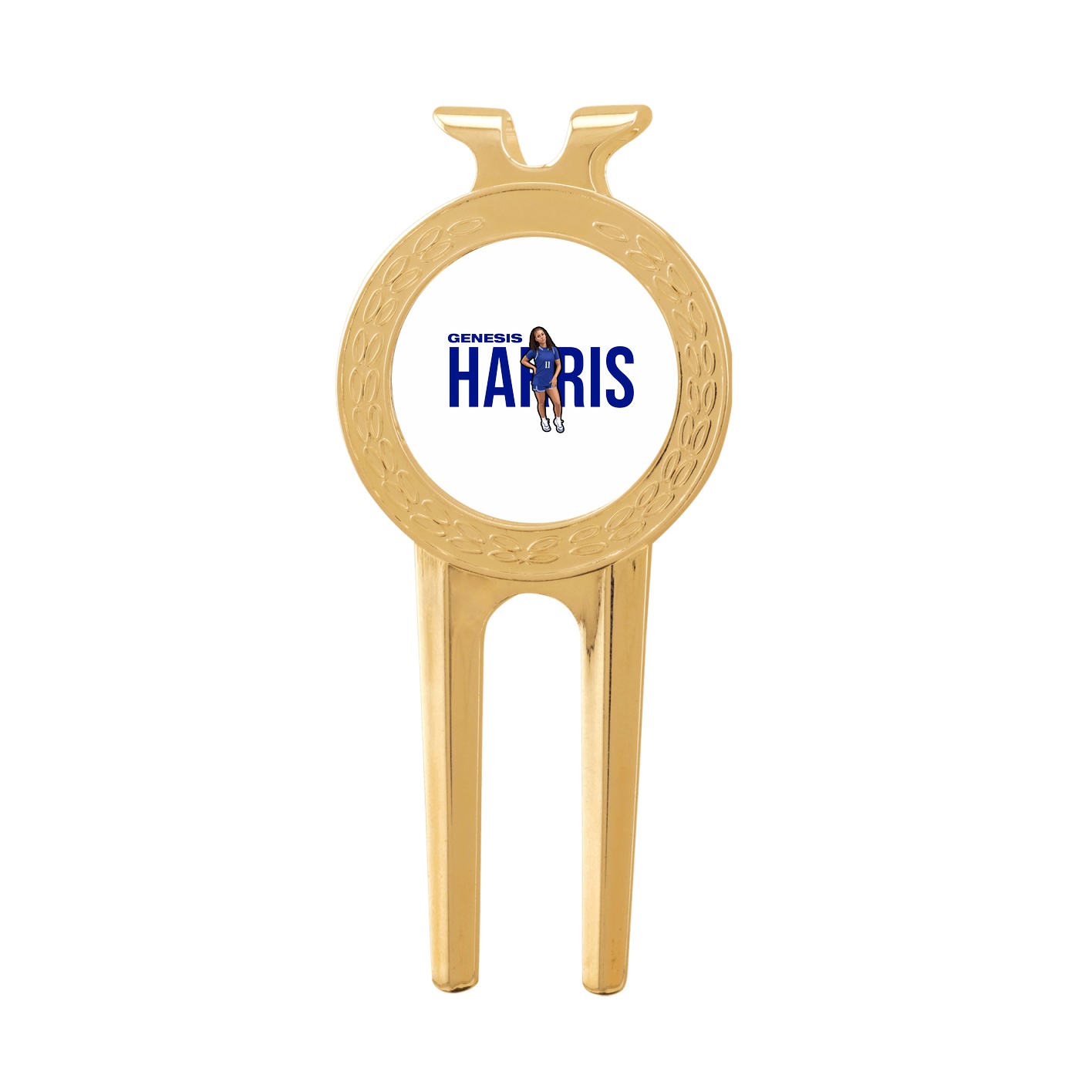 Divot Tool with Ball Marker — Player Name in Classic