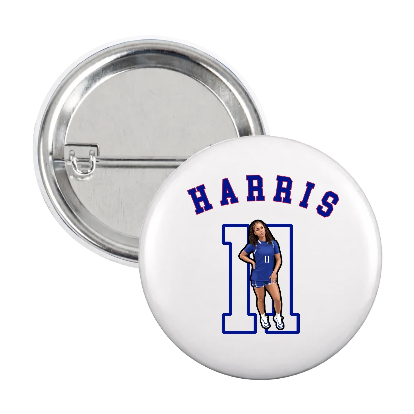 Game Day Button — Shirsey Arch in White