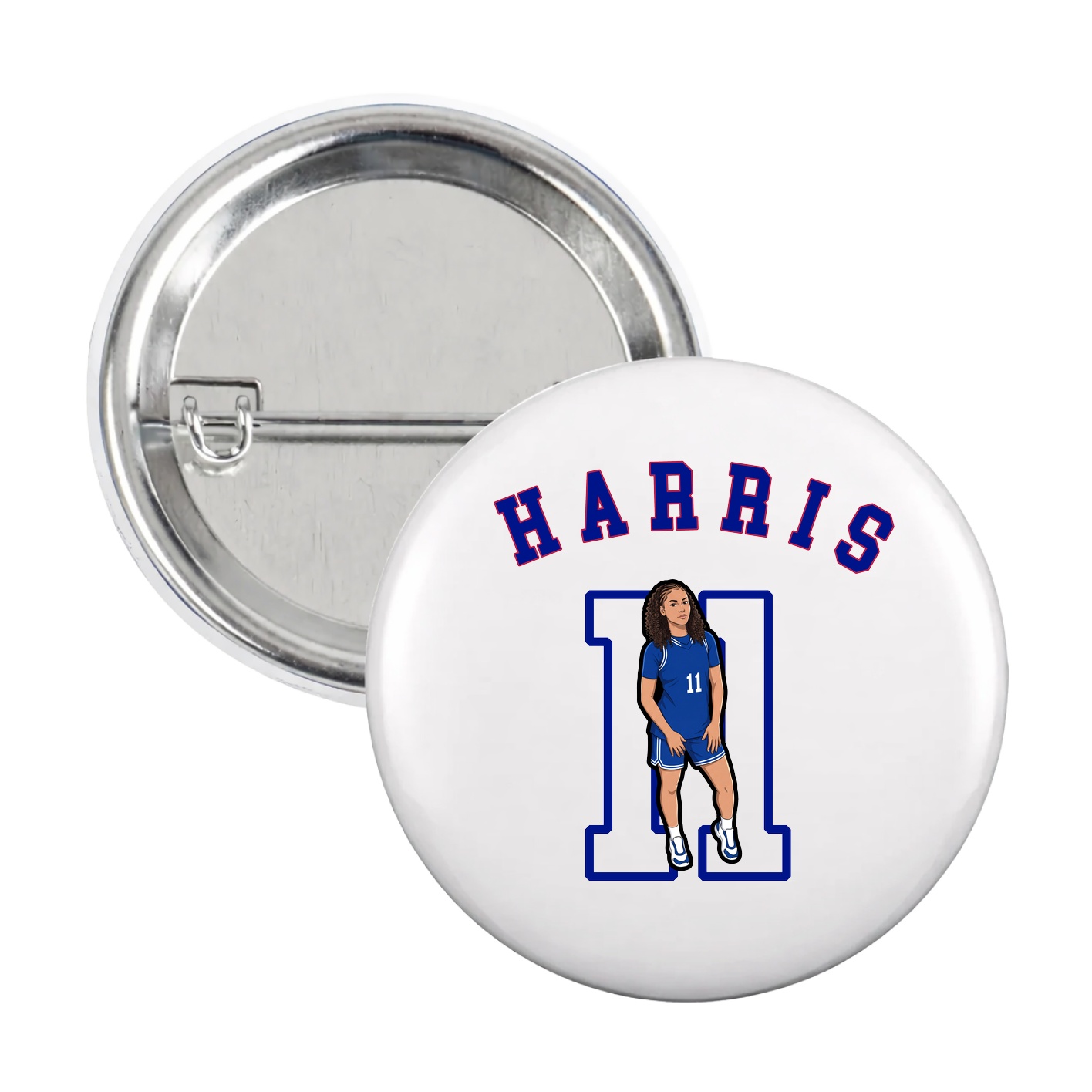 Game Day Button — Shirsey Arch in White