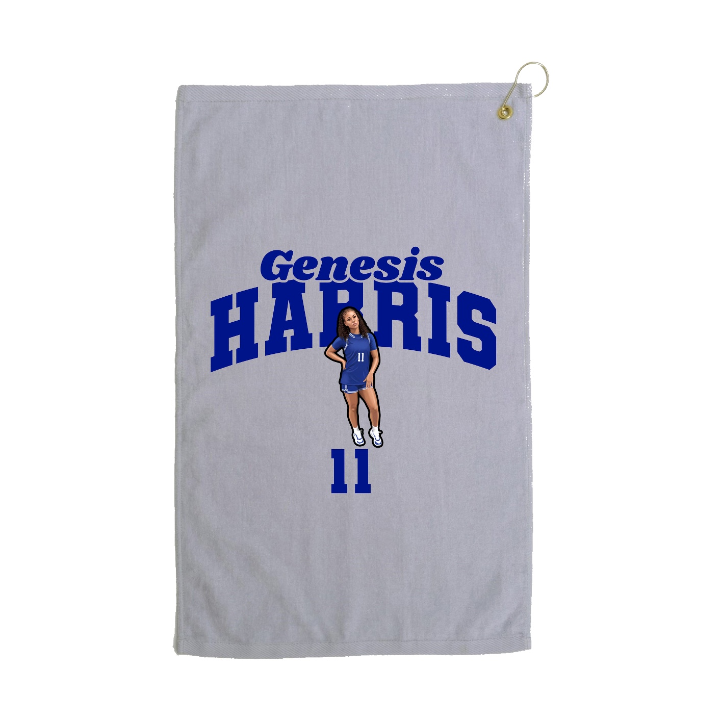 Golf Towel — Signature Arch in Grey