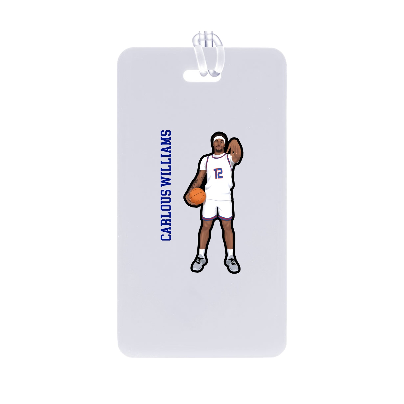 Bag Tag — Name Vertical in Classic